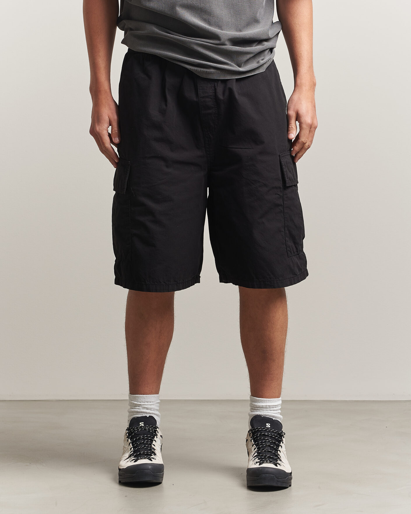 Mies | Shortsit | Carhartt WIP | Mandler Cargo Cotton Poplin Shorts Black