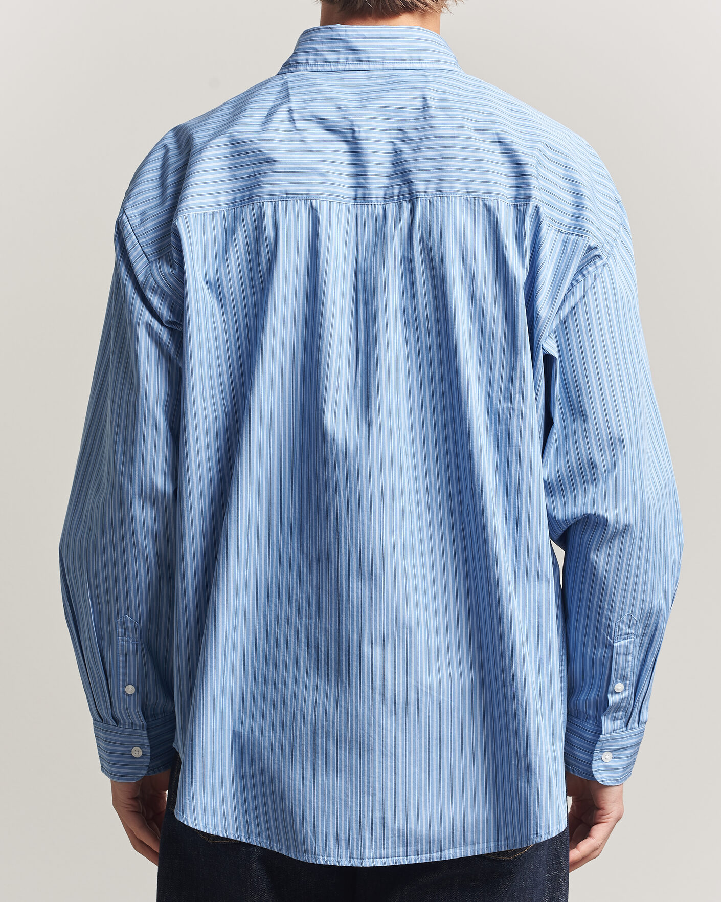 Mies | Kauluspaidat | Carhartt WIP | Keen Striped Cotton Poplin Shirt Curacao