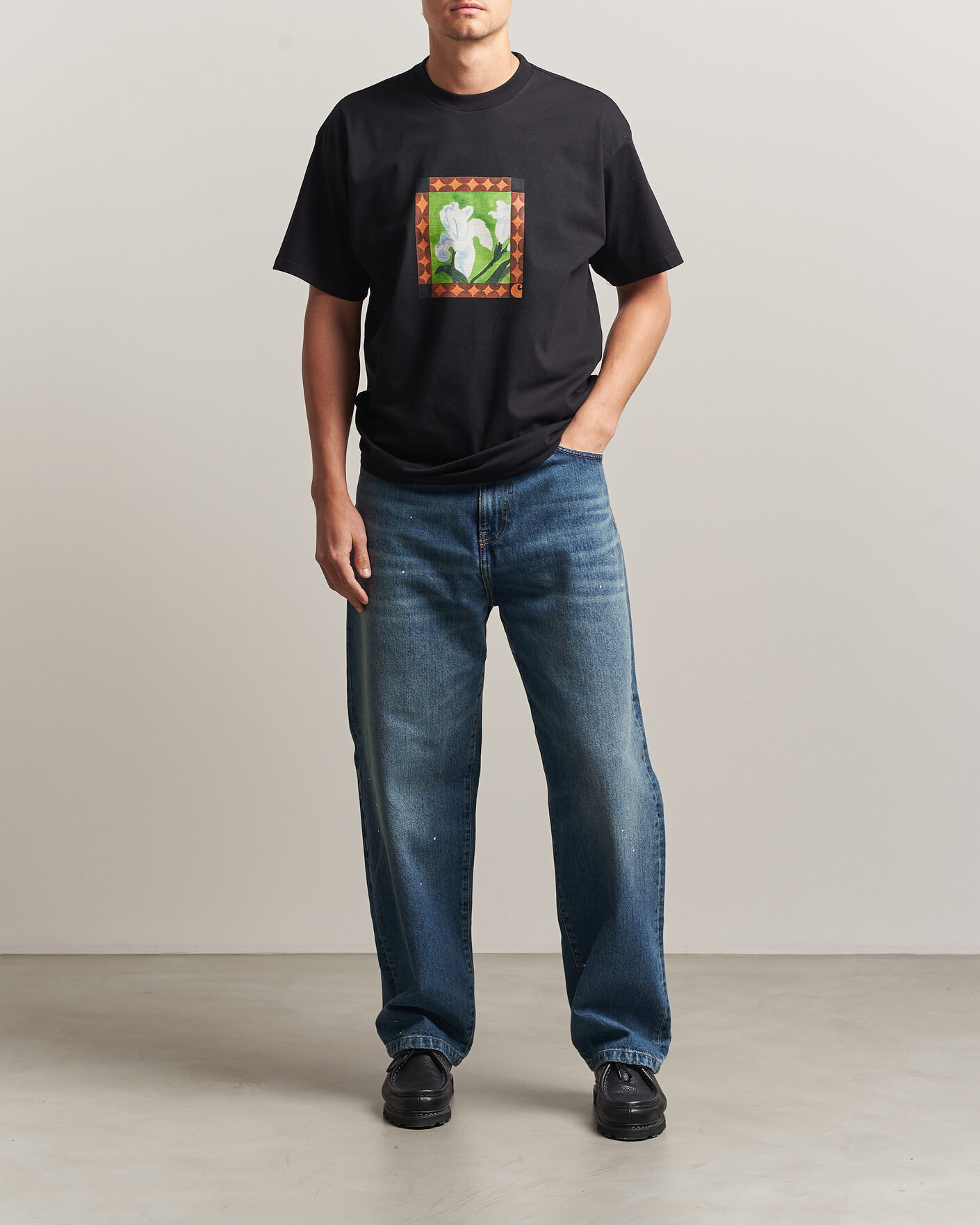 Mies | Farkut | Carhartt WIP | Landon Distressed Pant  Blue