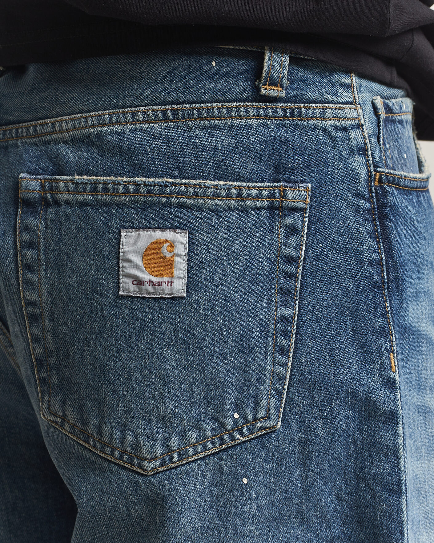 Mies | Farkut | Carhartt WIP | Landon Distressed Pant  Blue