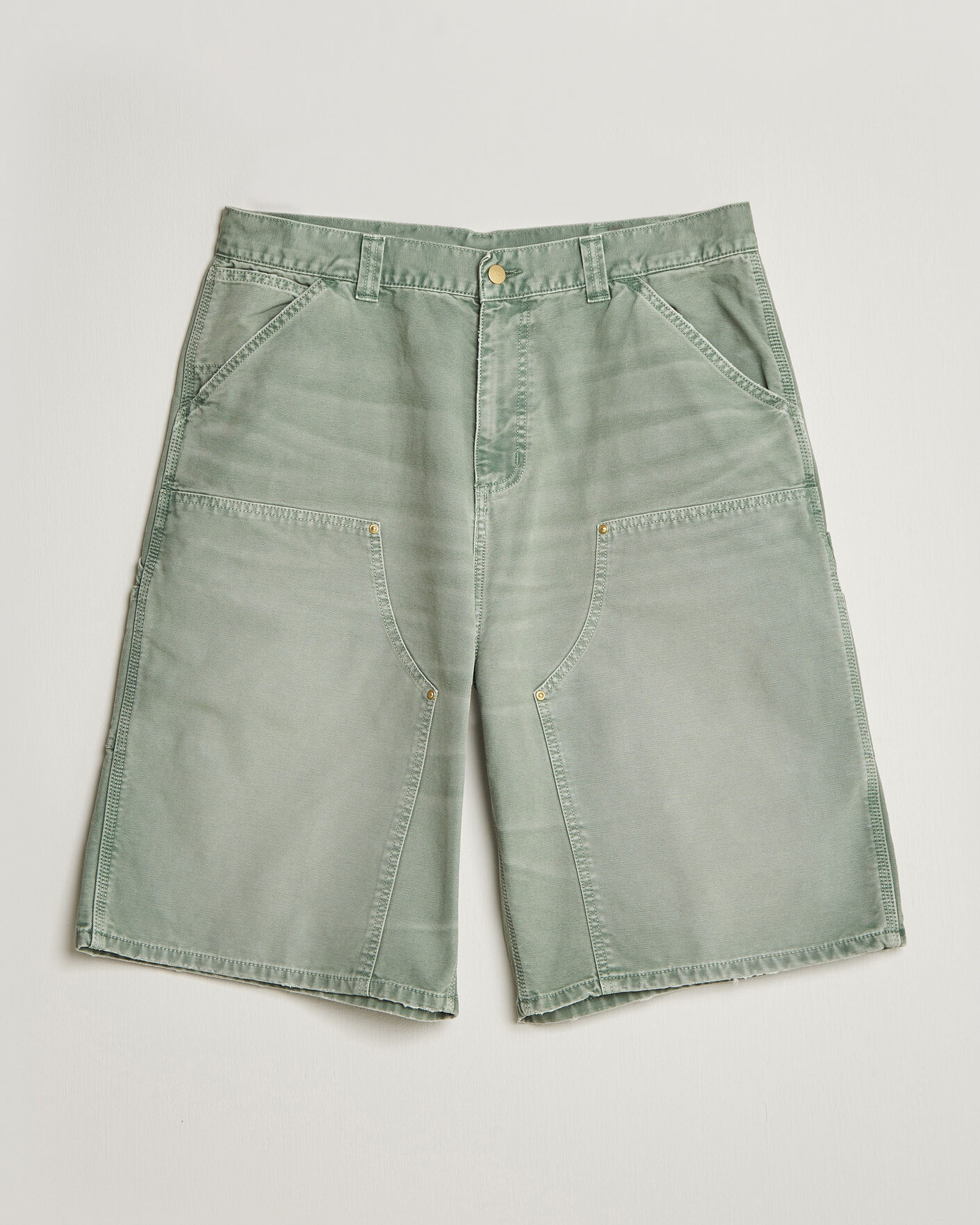 Mies | Shortsit | Carhartt WIP | OG Dearborn Canvas Double Knee Shorts Shady Green
