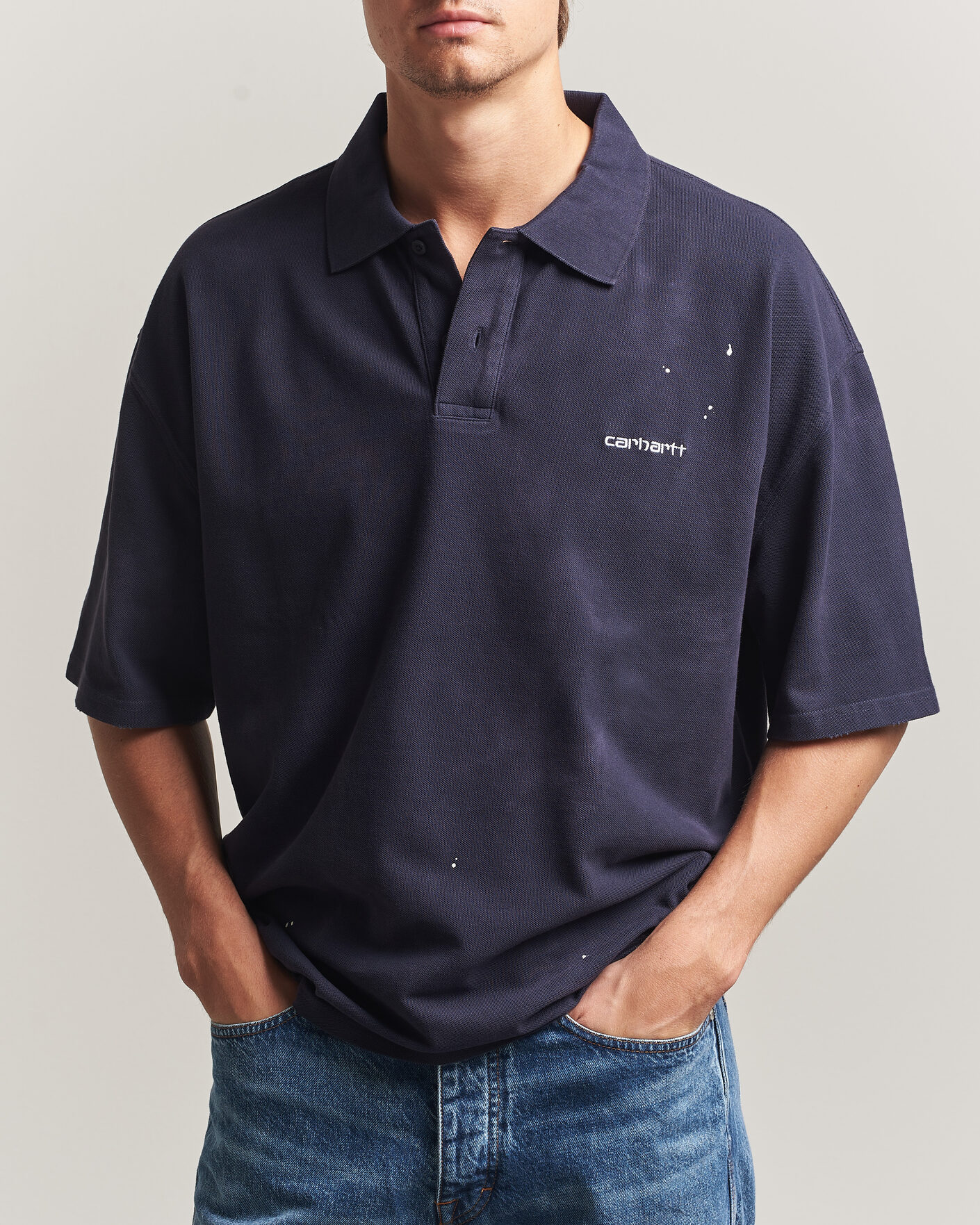 Mies | Pikeet | Carhartt WIP | Painter Polo Dark Navy
