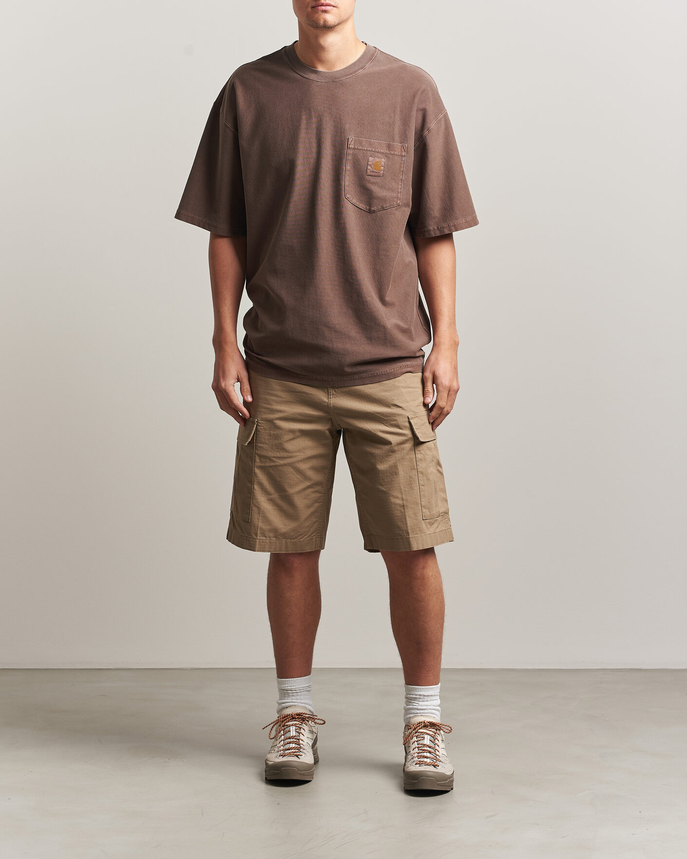 Mies | T-paidat | Carhartt WIP | Loose Pocket T-Shirt Tobacco