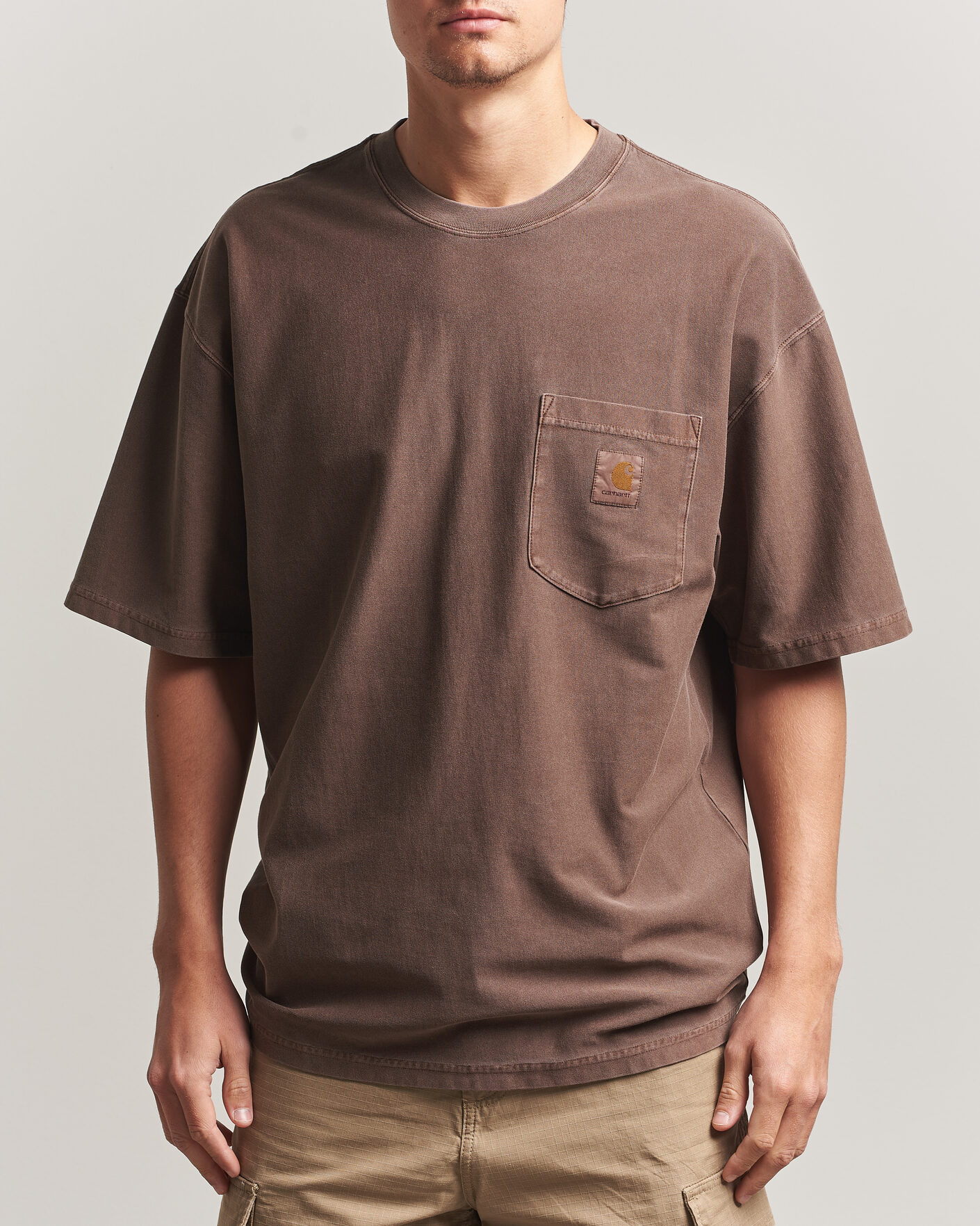 Mies | T-paidat | Carhartt WIP | Loose Pocket T-Shirt Tobacco