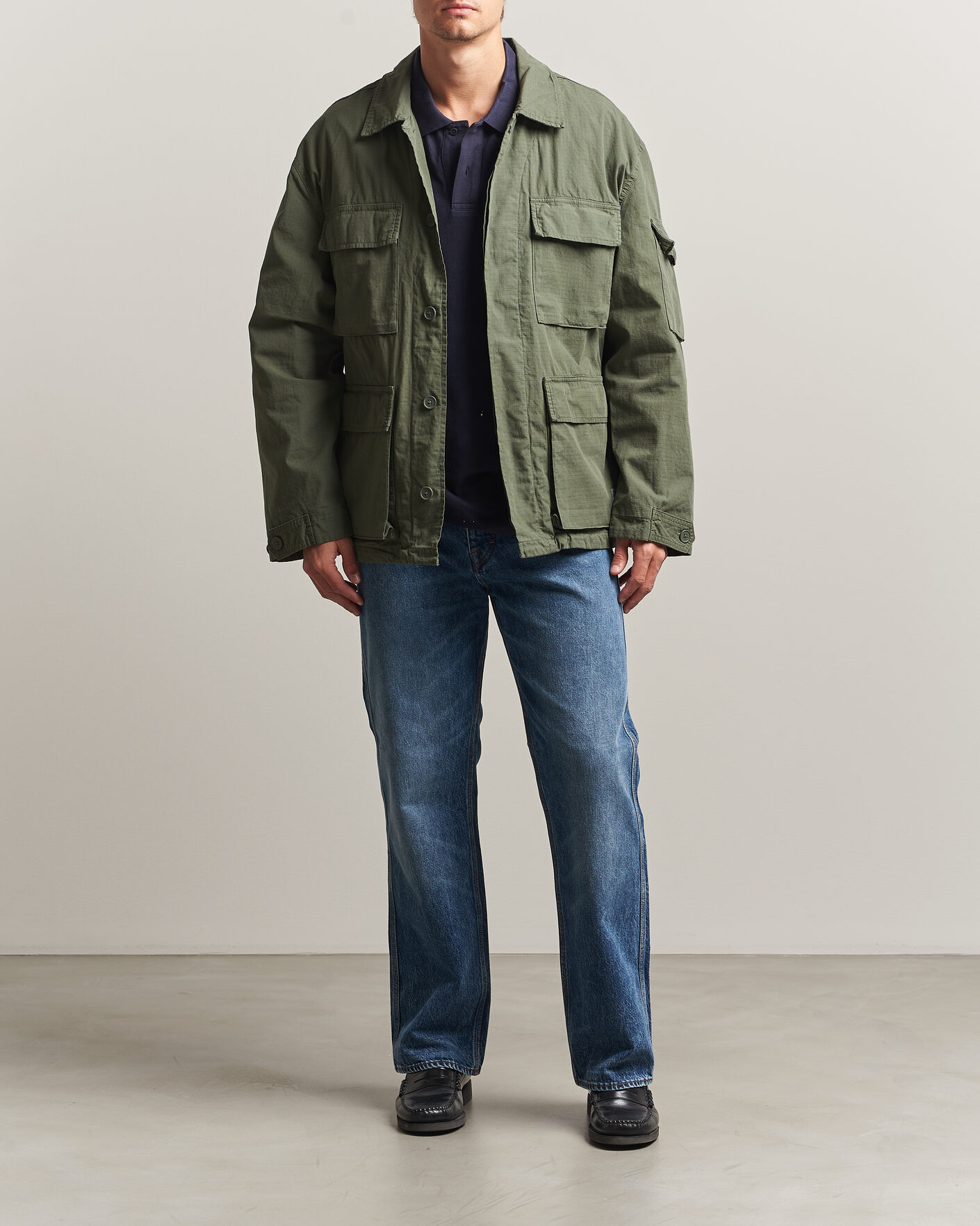 Mies | Takit | Carhartt WIP | Manderson Ripstop Jacket Leaf