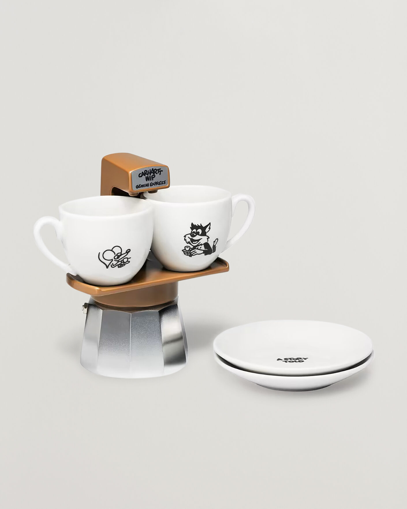 Mies | Carhartt WIP Gemini Express Coffee Break Espresso Maker Brown | Carhartt WIP | Gemini Express Coffee Break Espresso Maker Brown