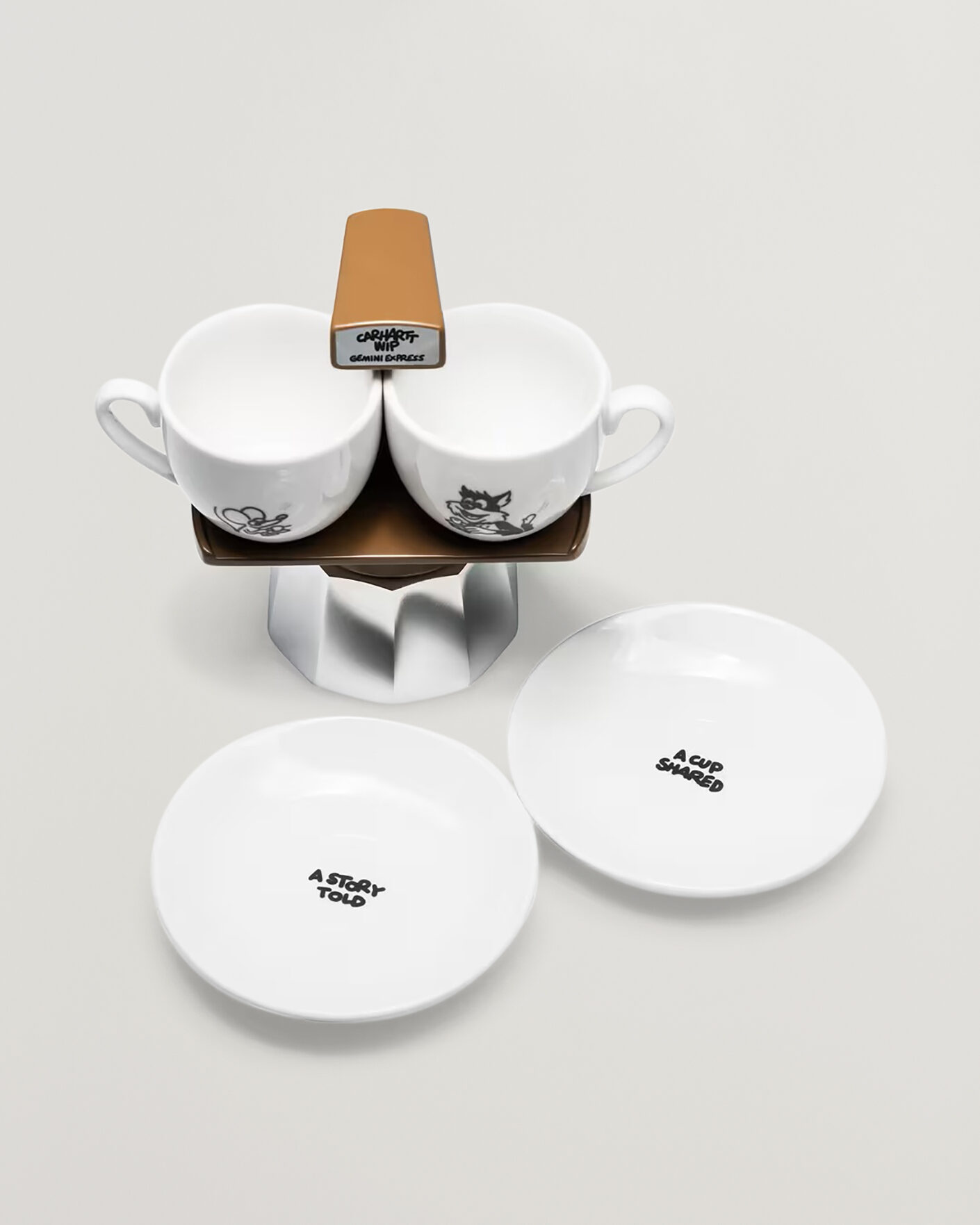 Mies | Carhartt WIP Gemini Express Coffee Break Espresso Maker Brown | Carhartt WIP | Gemini Express Coffee Break Espresso Maker Brown