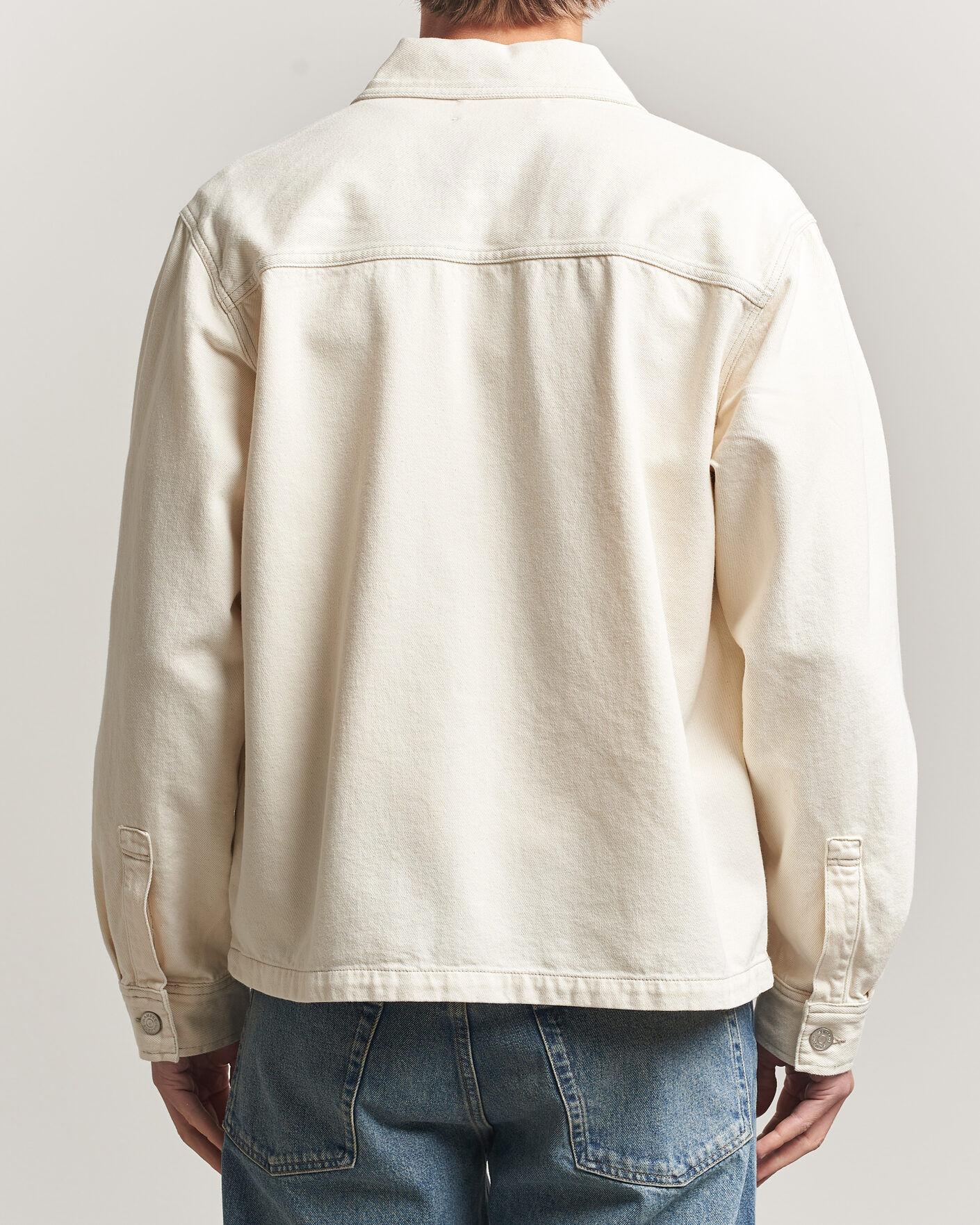 Mies | Kauluspaidat | Samsøe Samsøe | Chore Denim Overshirt Soft Natural