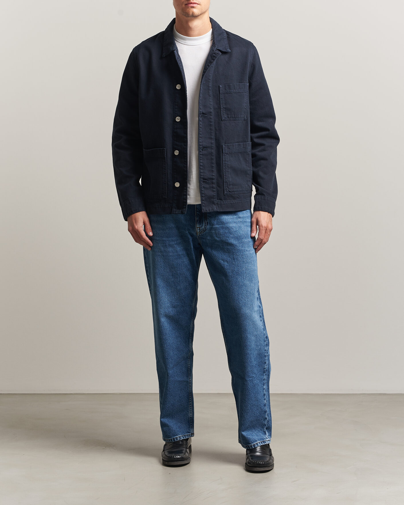 Mies | Kauluspaidat | Samsøe Samsøe | New Worker Overshirt Salute Navy