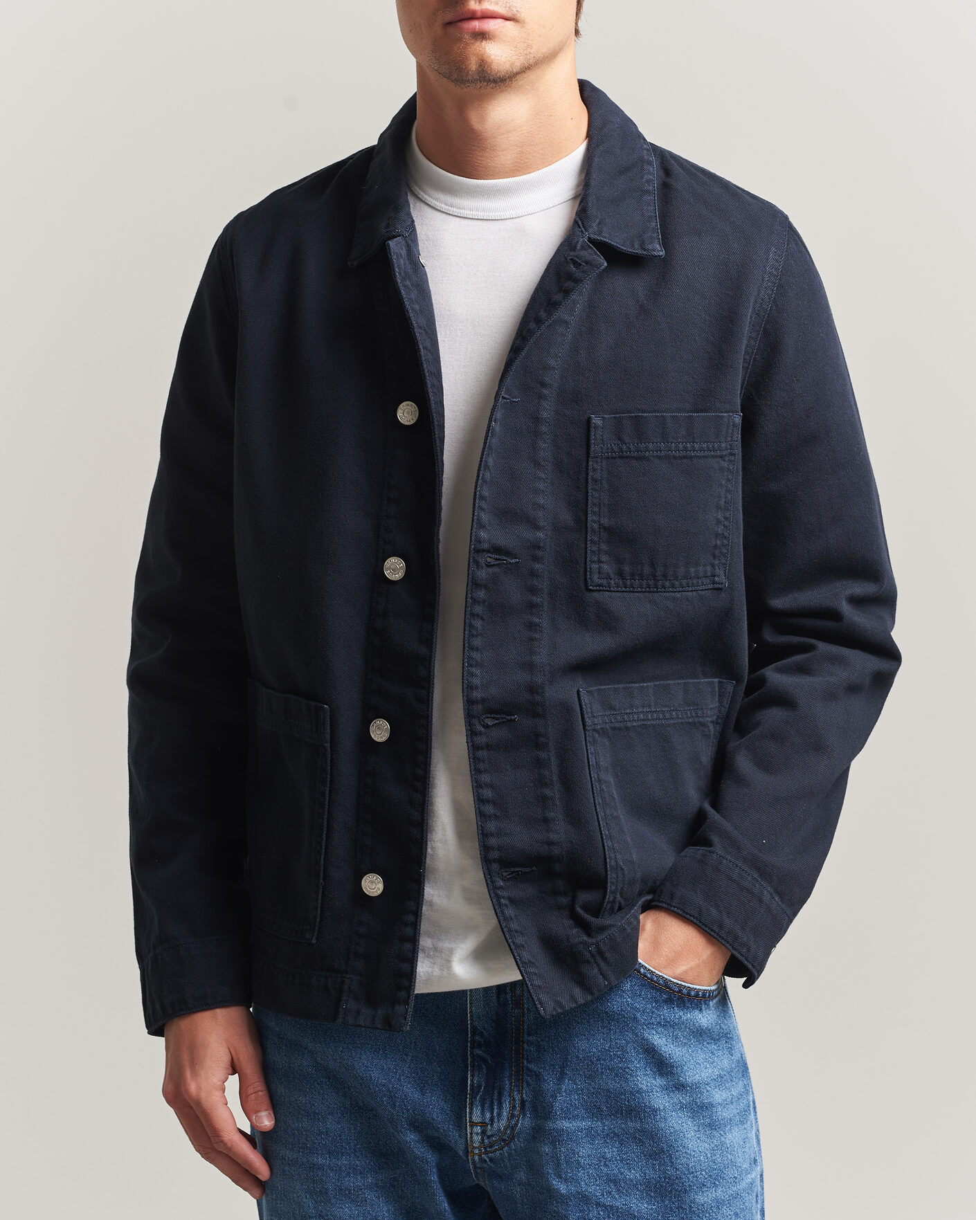 Mies | Kauluspaidat | Samsøe Samsøe | New Worker Overshirt Salute Navy