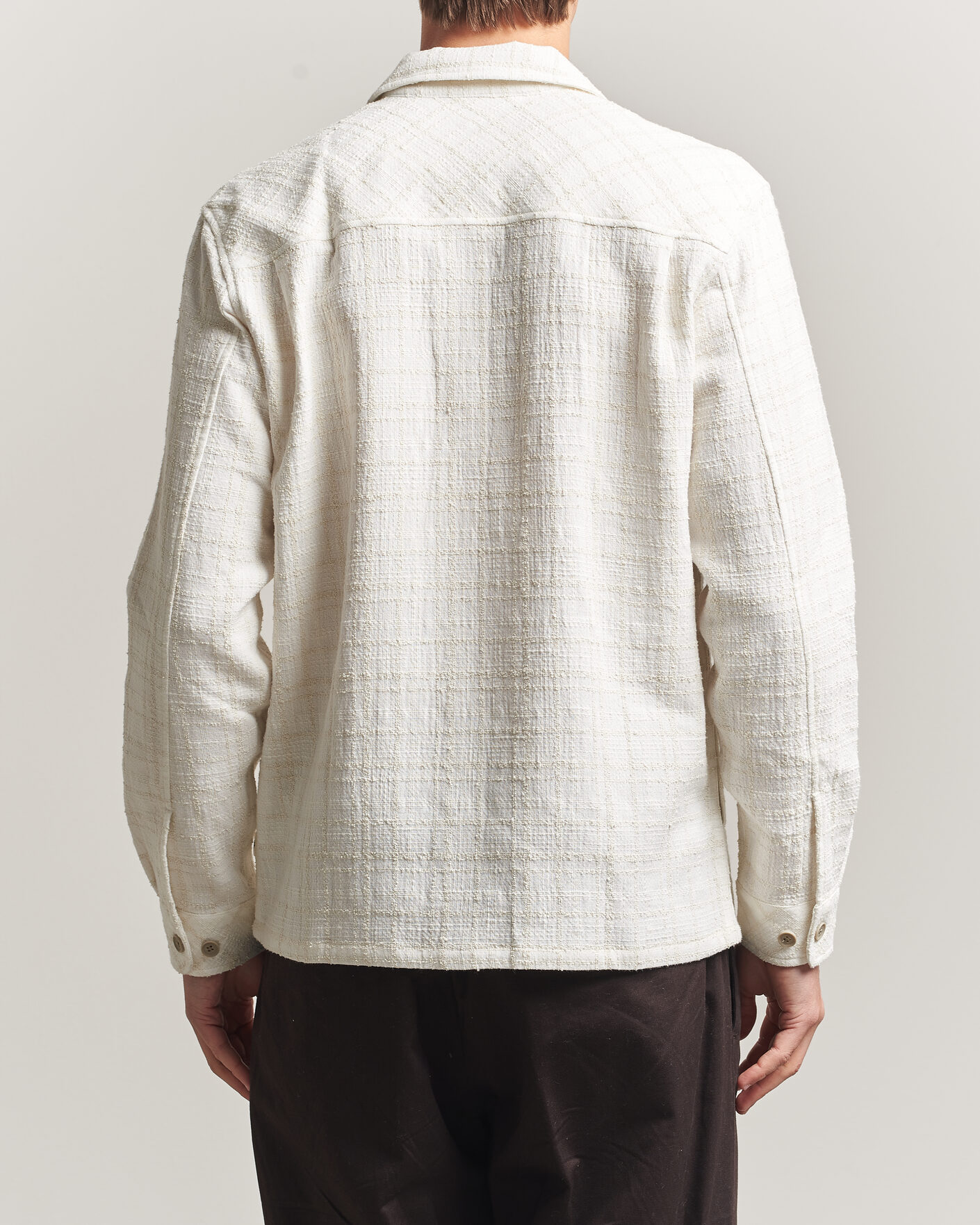 Mies | Kauluspaidat | Samsøe Samsøe | Damon Checked Overshirt Silver Birch