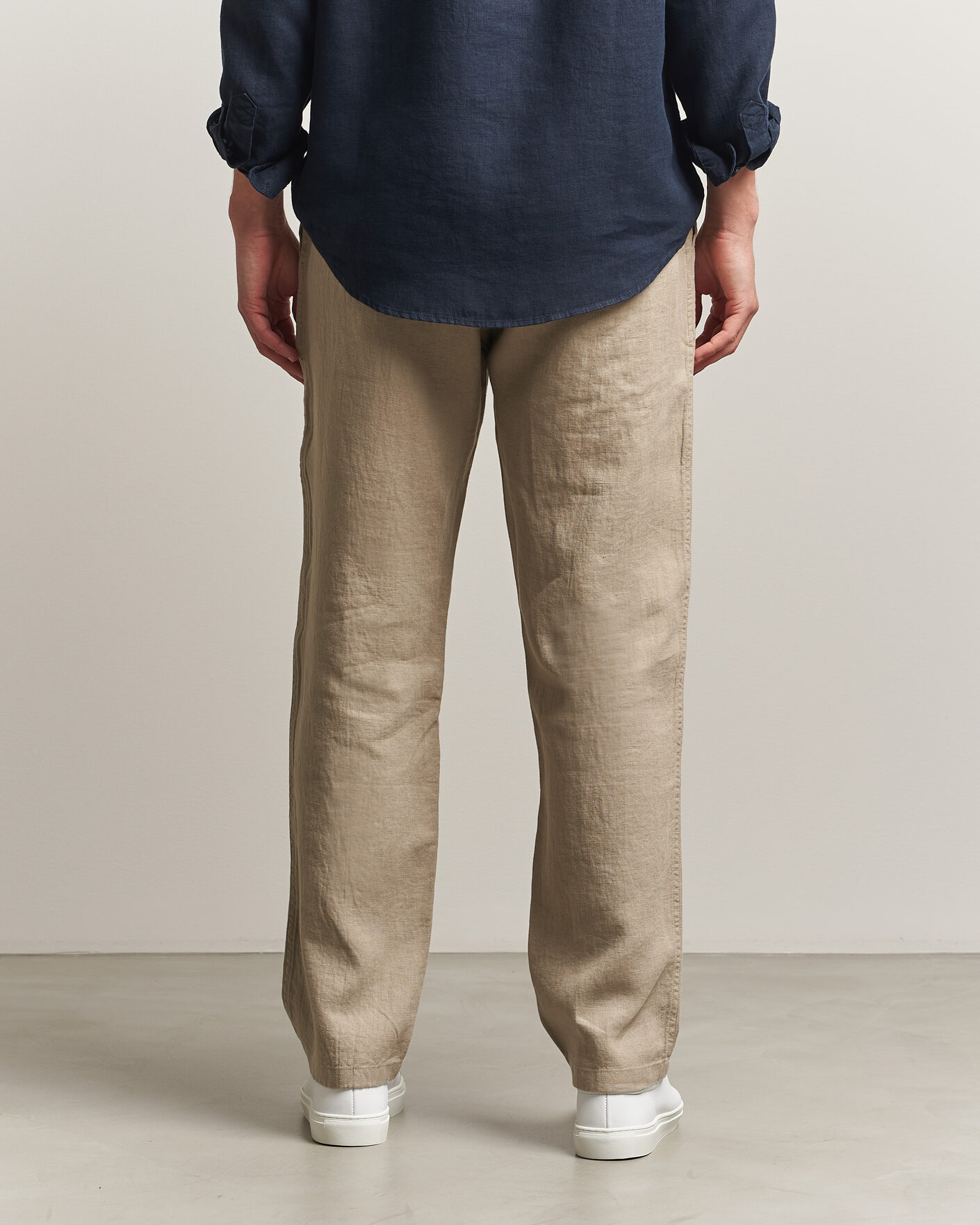 Mies | Housut | Samsøe Samsøe | Jabari Linen Drawstring Trousers Aluminum