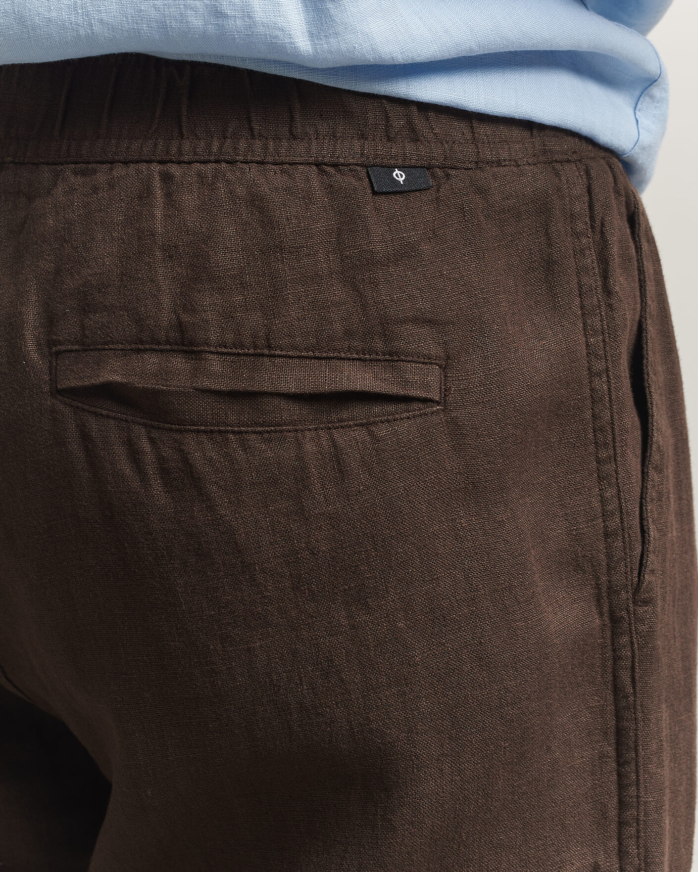 Mies | Housut | Samsøe Samsøe | Jabari Linen Drawstring Trousers Turkish Coffee