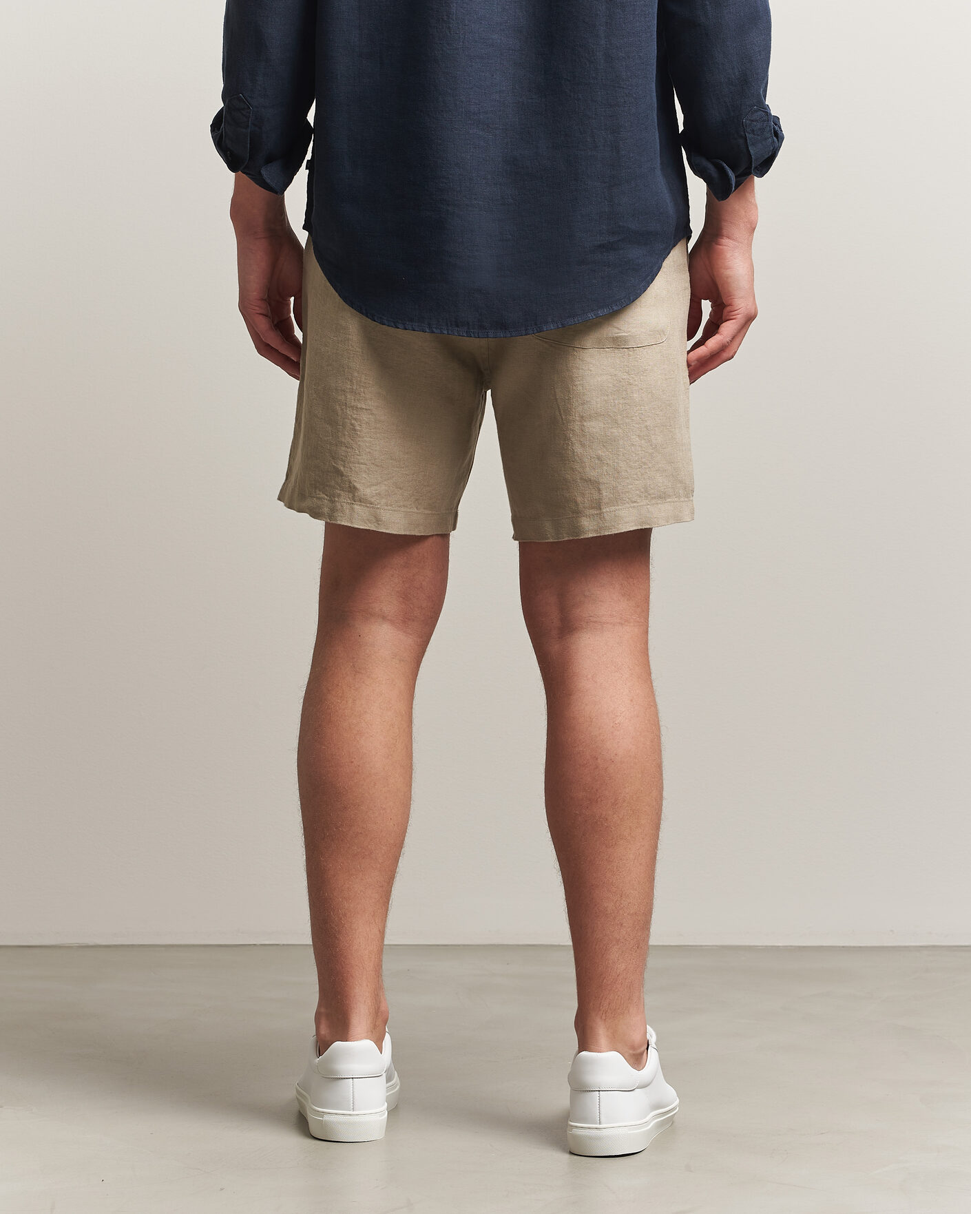 Mies | Shortsit | Samsøe Samsøe | Jabari Linen Drawstring Shorts Aluminum