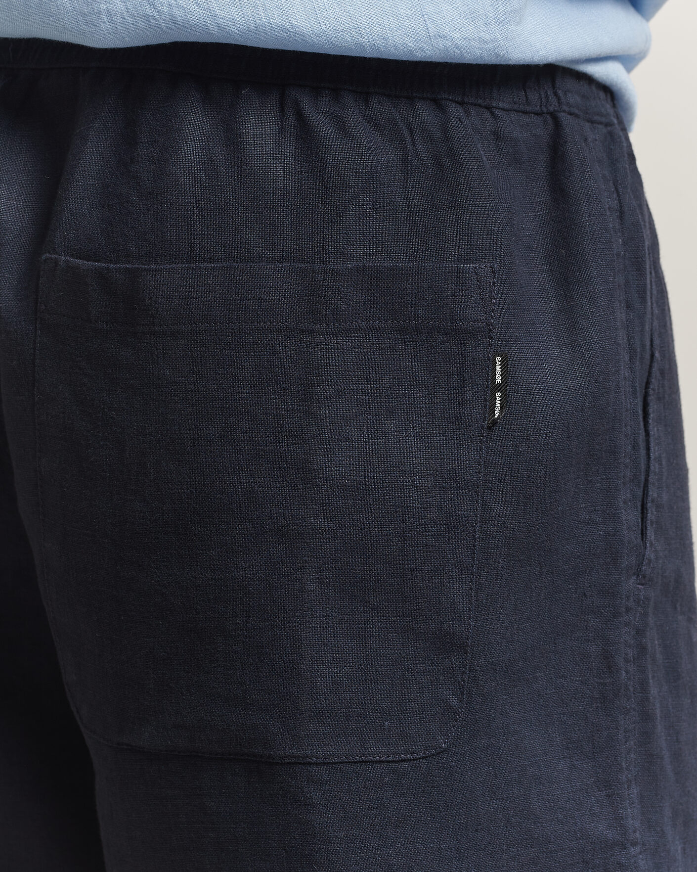 Mies | Shortsit | Samsøe Samsøe | Jabari Linen Drawstring Shorts Salute Navy