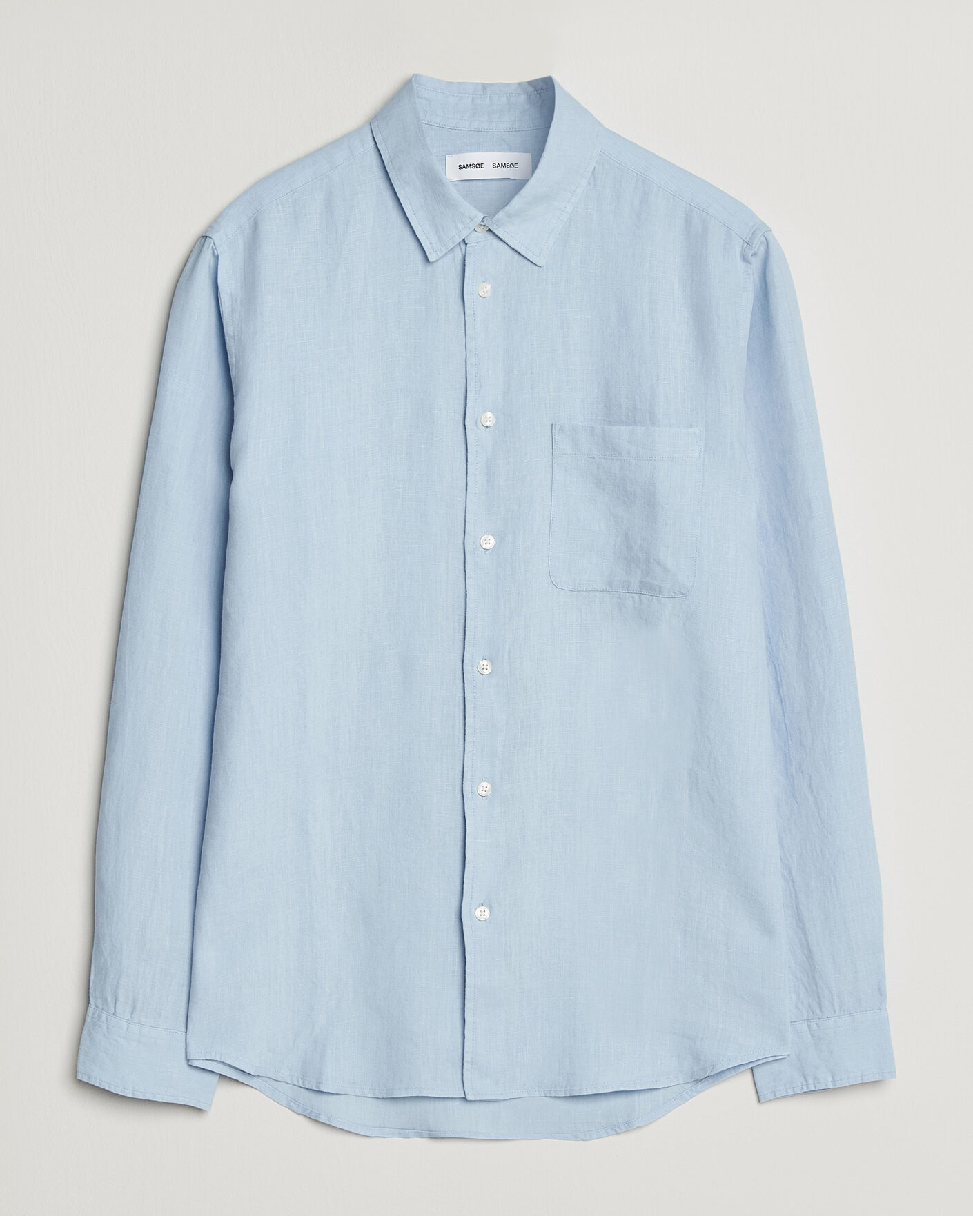 Mies | Kauluspaidat | Samsøe Samsøe | Liam Linen Shirt Windsurfer