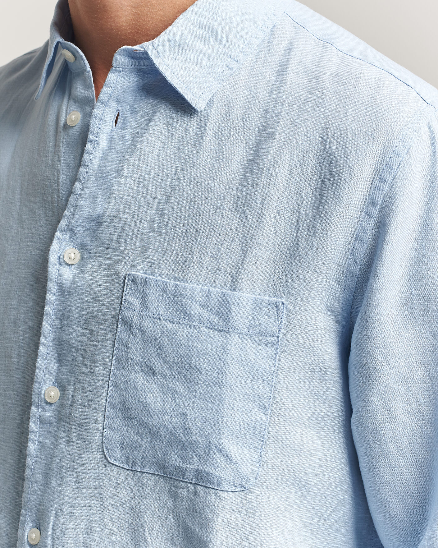 Mies | Kauluspaidat | Samsøe Samsøe | Liam Linen Shirt Windsurfer