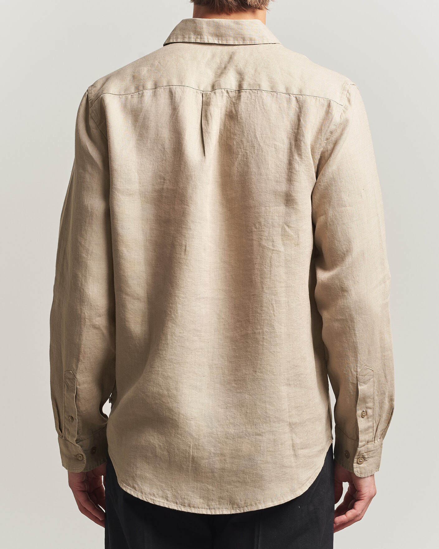 Mies | Kauluspaidat | Samsøe Samsøe | Liam Linen Shirt Aluminum