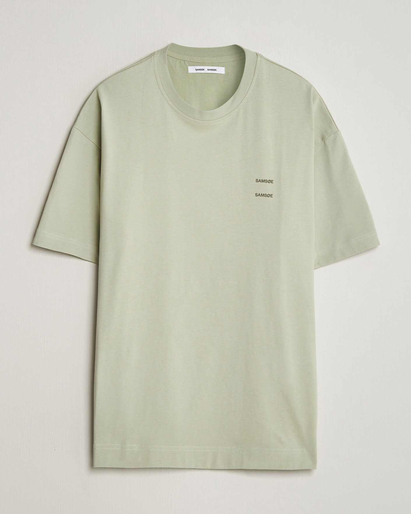 Mies | T-paidat | Samsøe Samsøe | Joel Organic Cotton T-Shirt Desert Sage