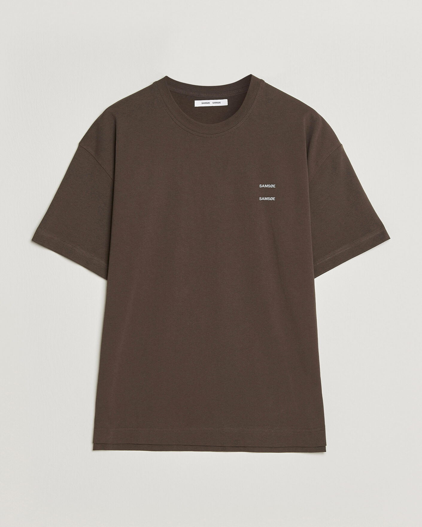 Mies | T-paidat | Samsøe Samsøe | Joel Organic Cotton T-Shirt Turkish Coffee