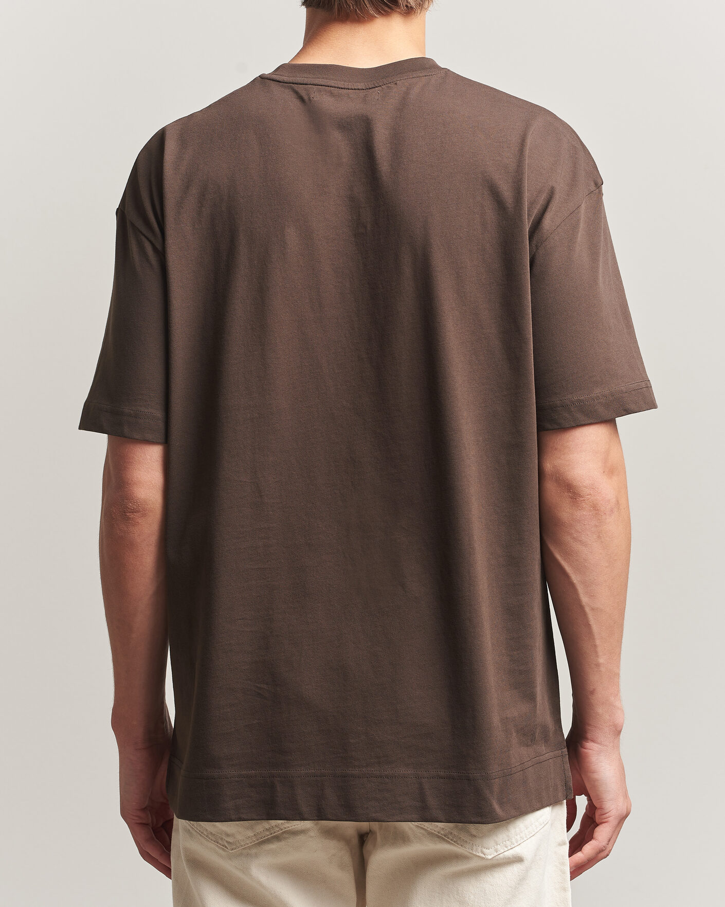 Mies | T-paidat | Samsøe Samsøe | Joel Organic Cotton T-Shirt Turkish Coffee