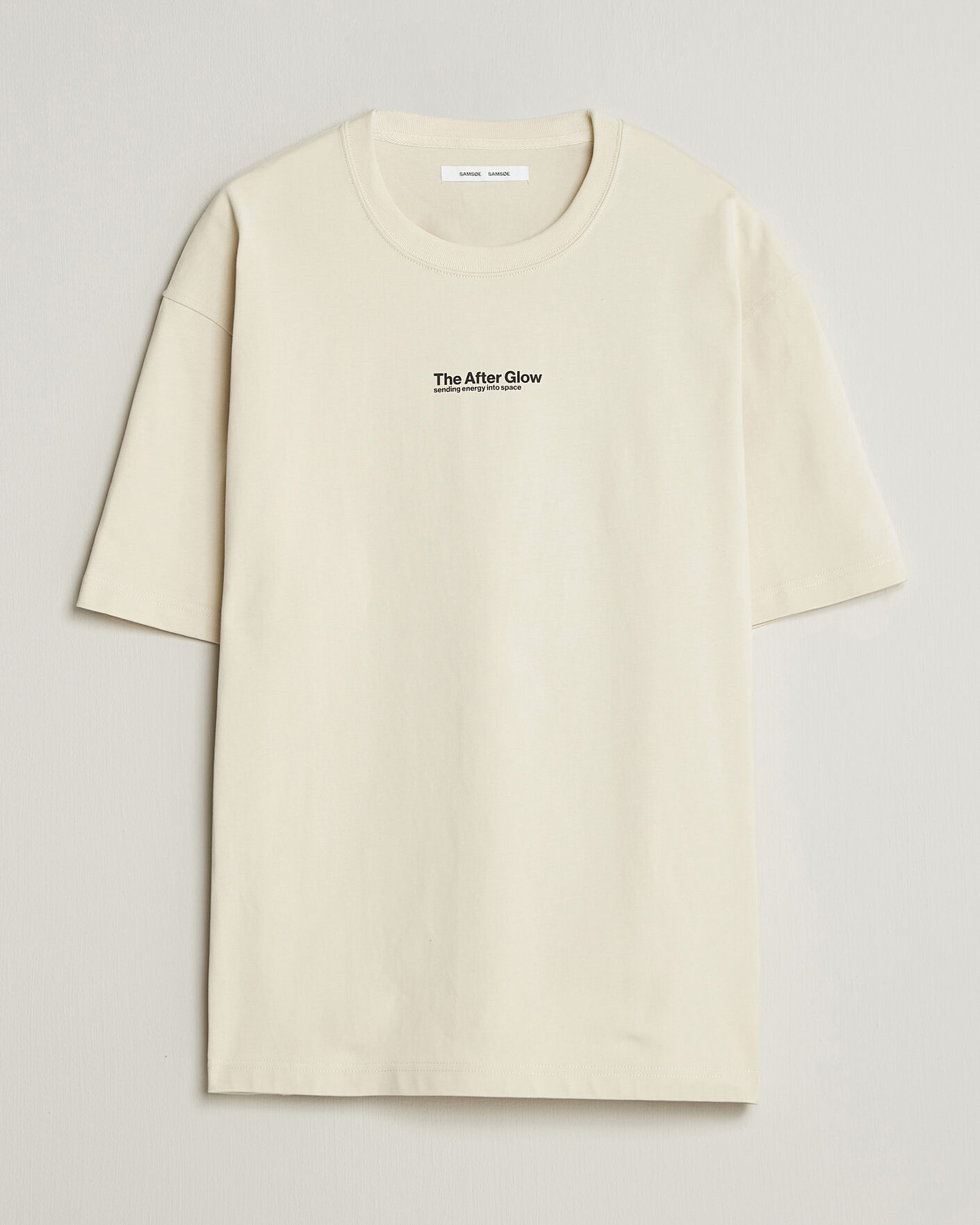 Mies | T-paidat | Samsøe Samsøe | Uni Printed T-shirt Beige