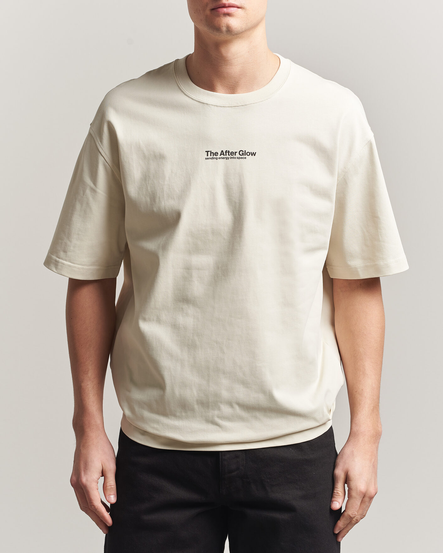 Mies | T-paidat | Samsøe Samsøe | Uni Printed T-shirt Beige