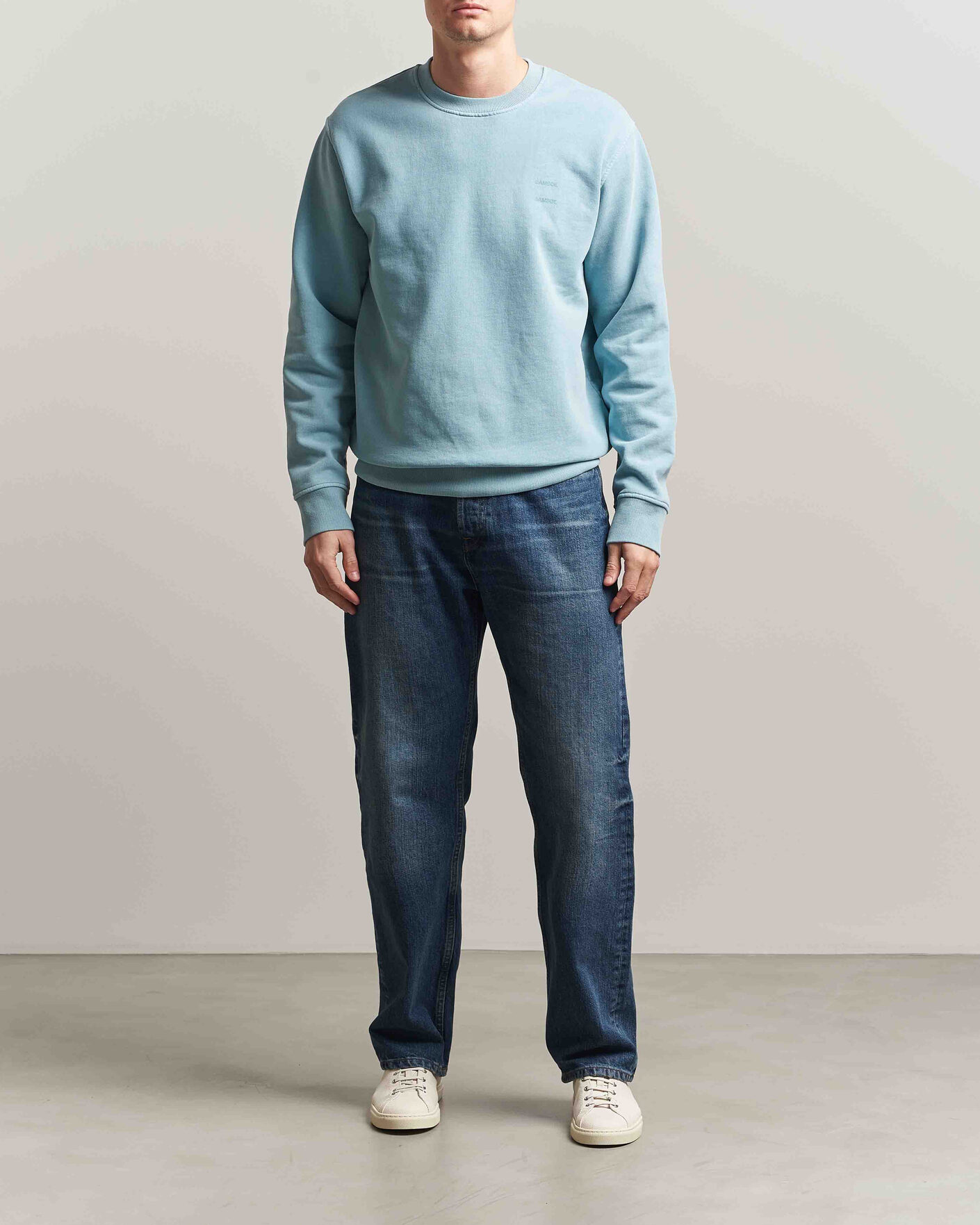 Mies | Puserot | Samsøe Samsøe | Joel Organic Washed Cotton Sweatshirt Tourmaline