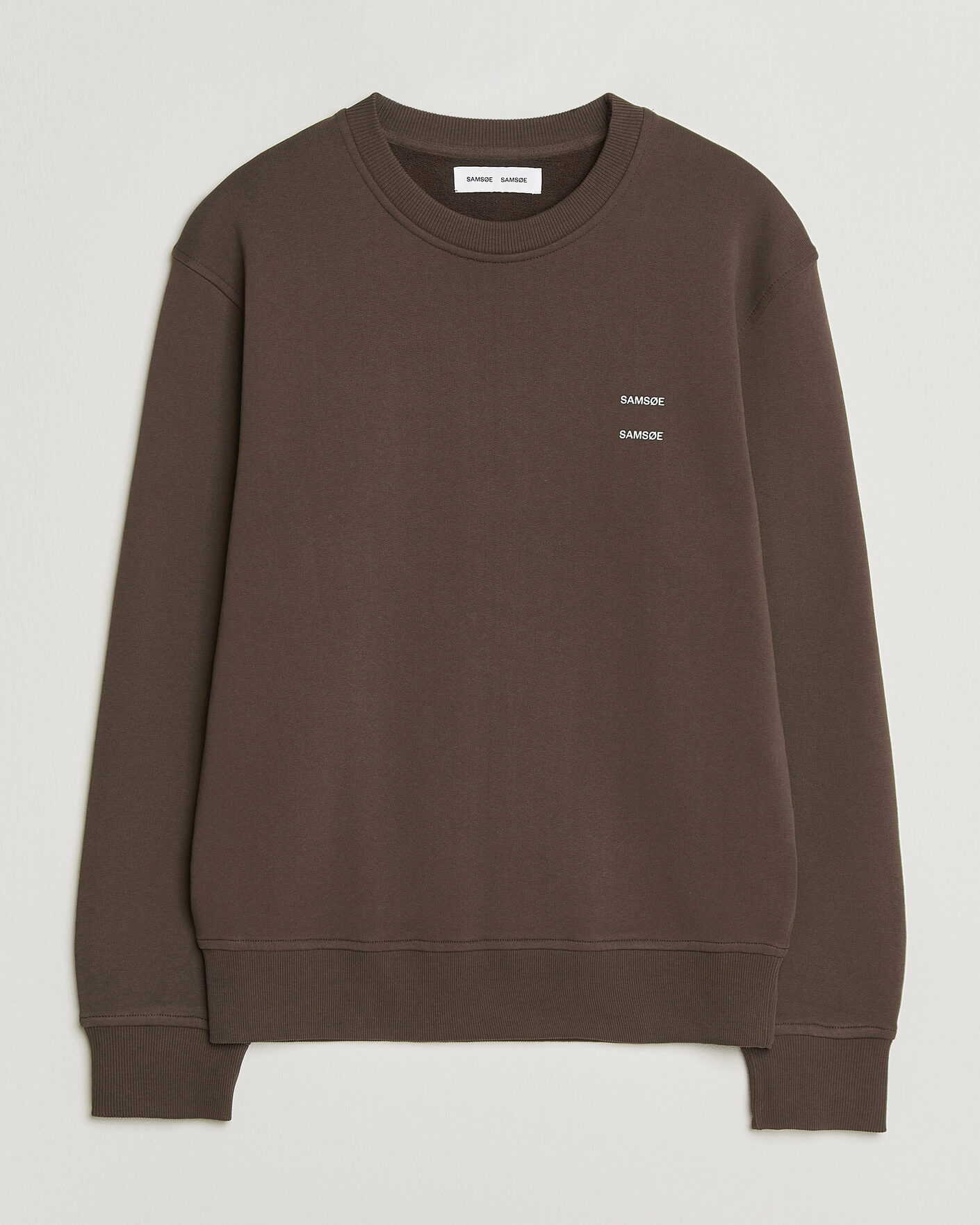 Mies | Puserot | Samsøe Samsøe | Joel Organic Cotton Sweatshirt Turkish Coffee