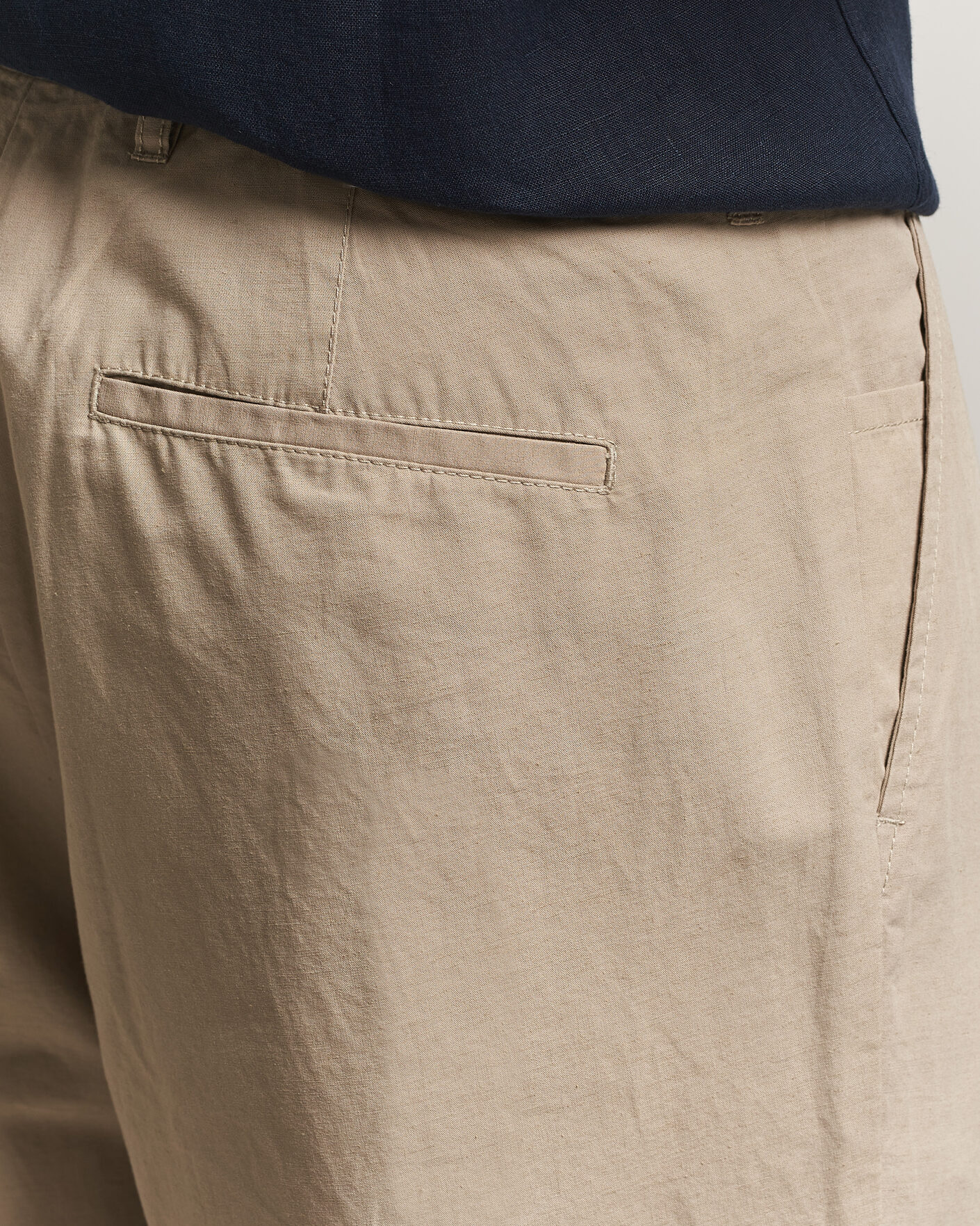 Mies | Housut | Samsøe Samsøe | Valentin Cotton/Linen Pleated Trousers Aluminum