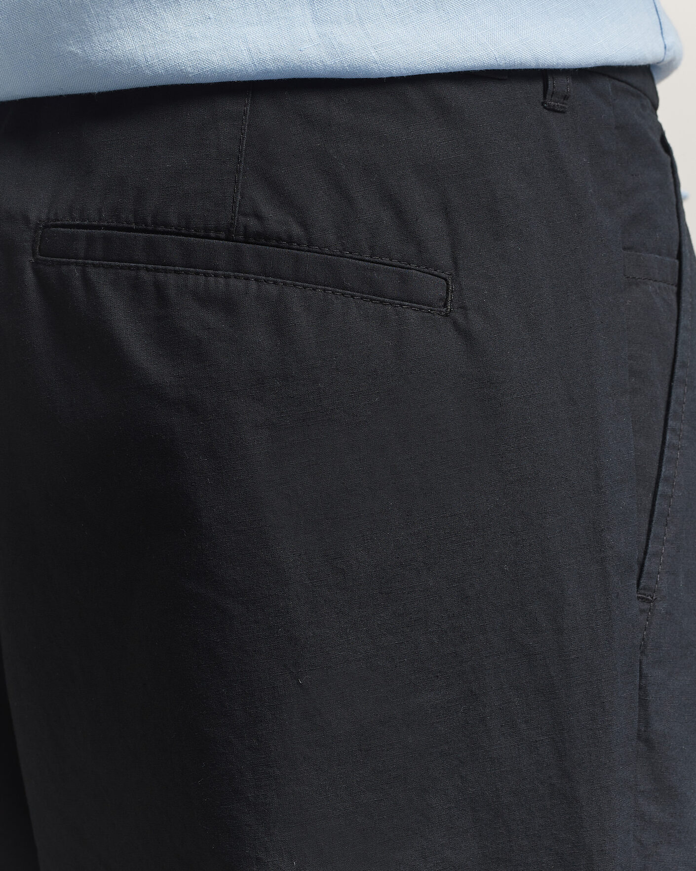 Mies | Housut | Samsøe Samsøe | Valentin Cotton/Linen Pleated Trousers Black