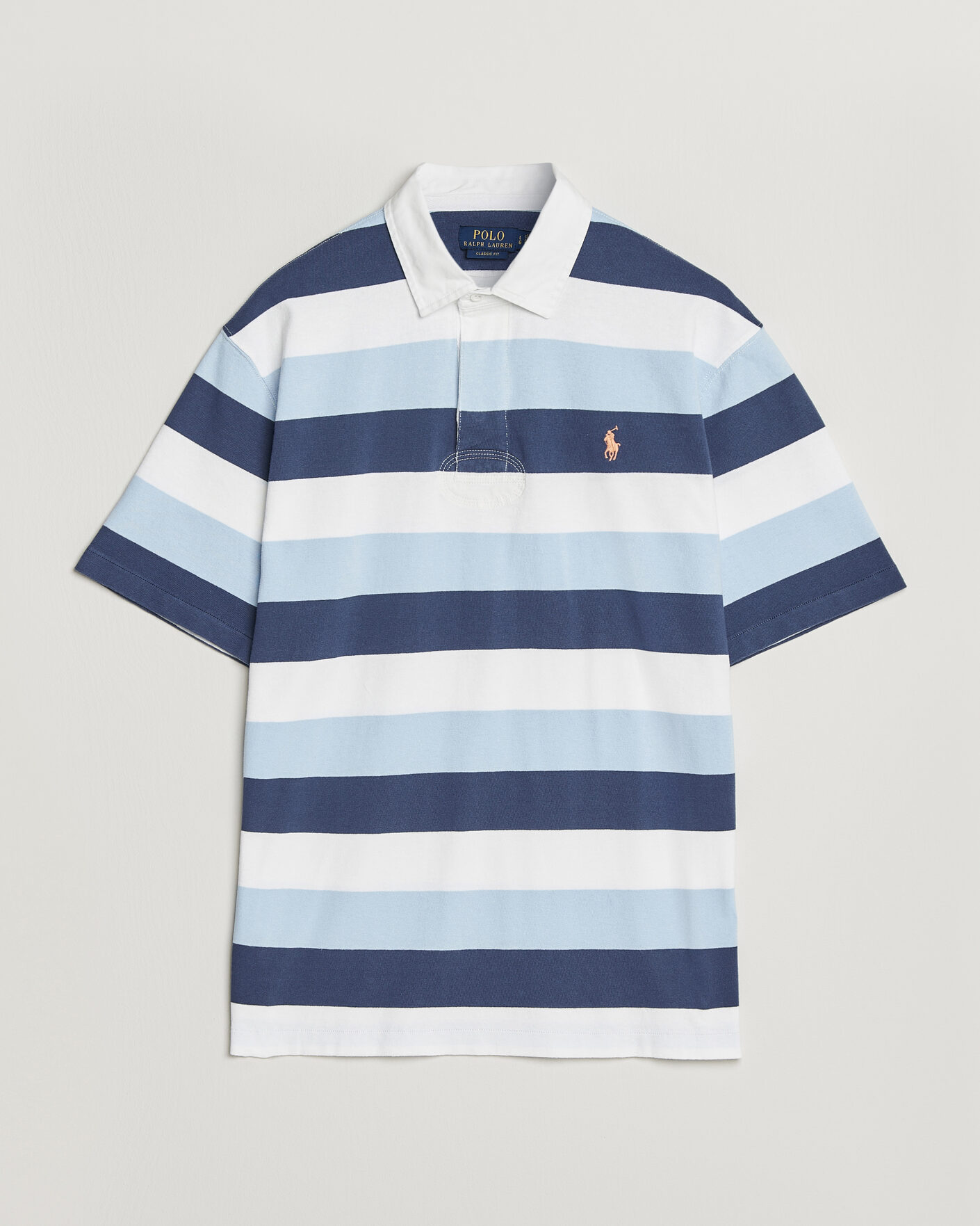 Mies | Pikeet | Polo Ralph Lauren | Block Stripe Polo Office Blue