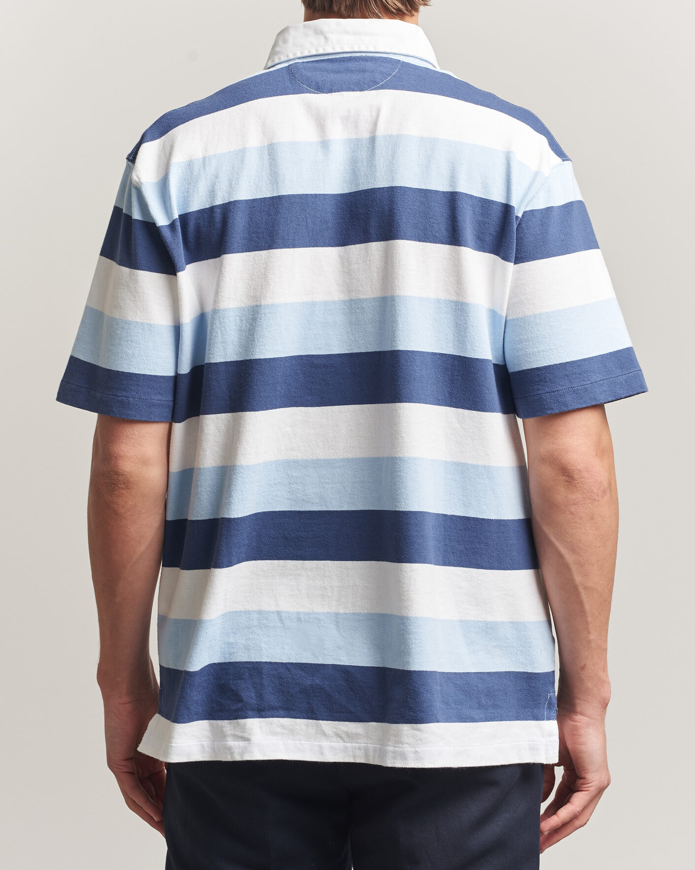 Mies | Pikeet | Polo Ralph Lauren | Block Stripe Polo Office Blue