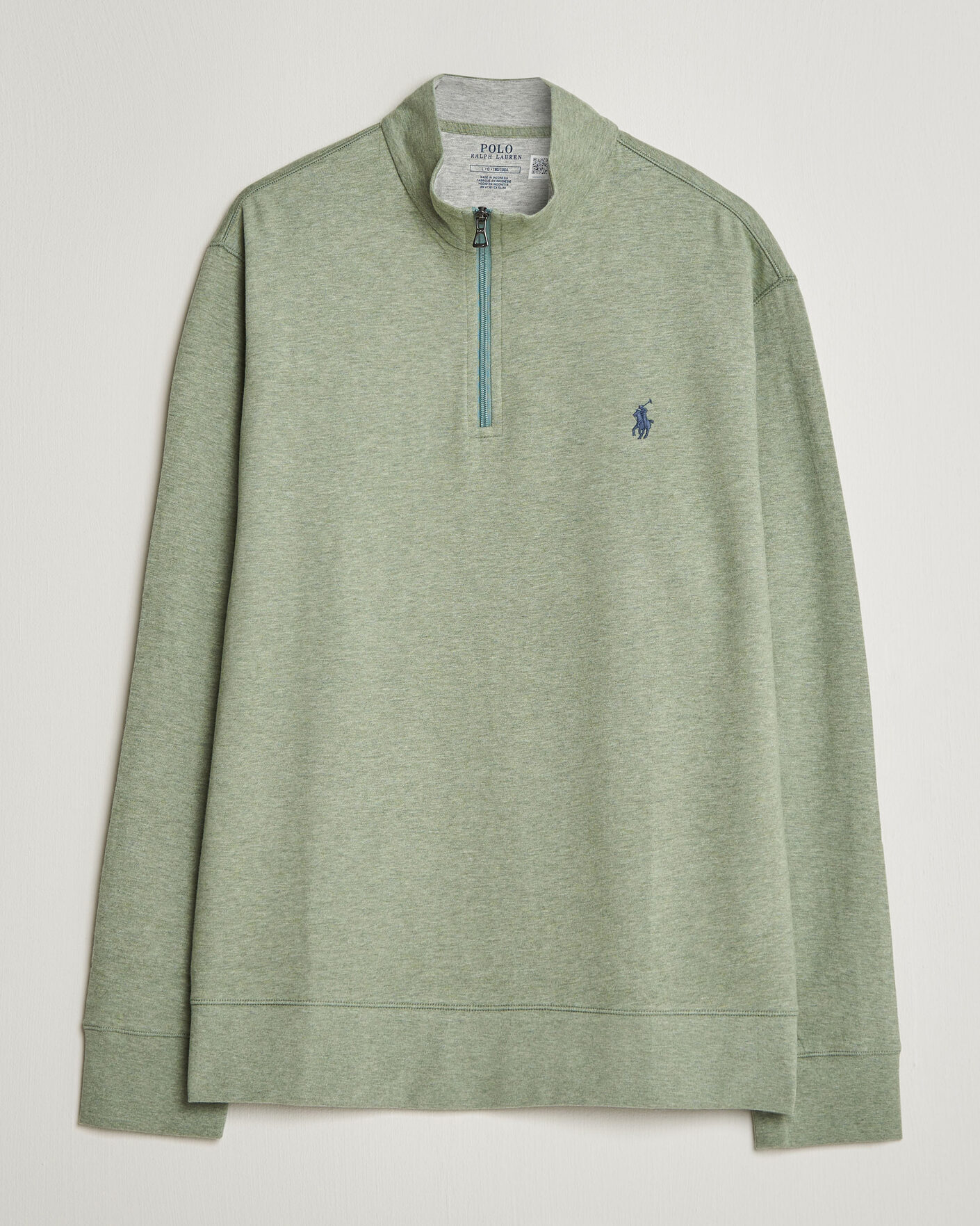 Mies | Puserot | Polo Ralph Lauren | Double Knit Half Zip Greenery Heather