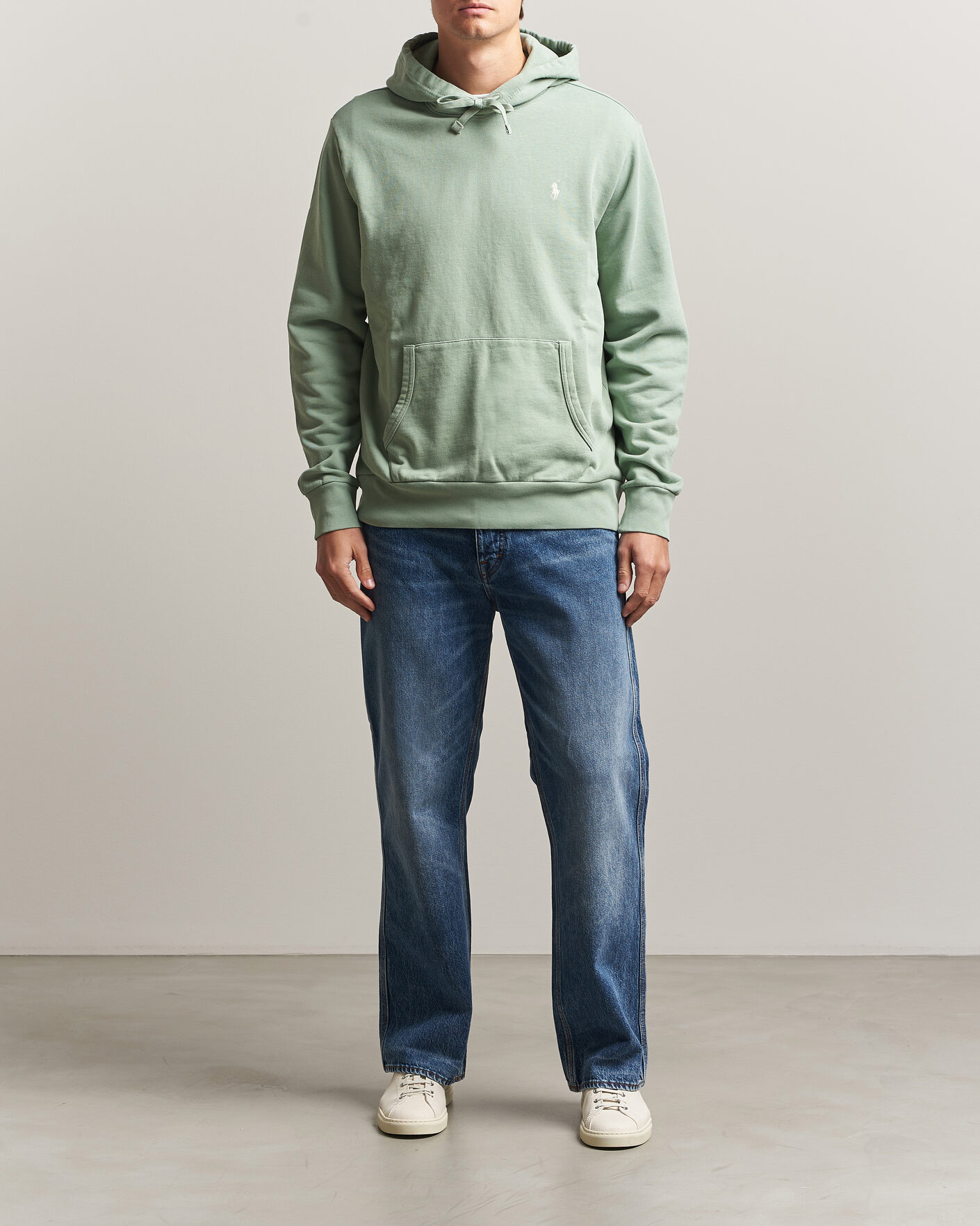 Mies | Puserot | Polo Ralph Lauren | Loopback Terry Hood Light Green