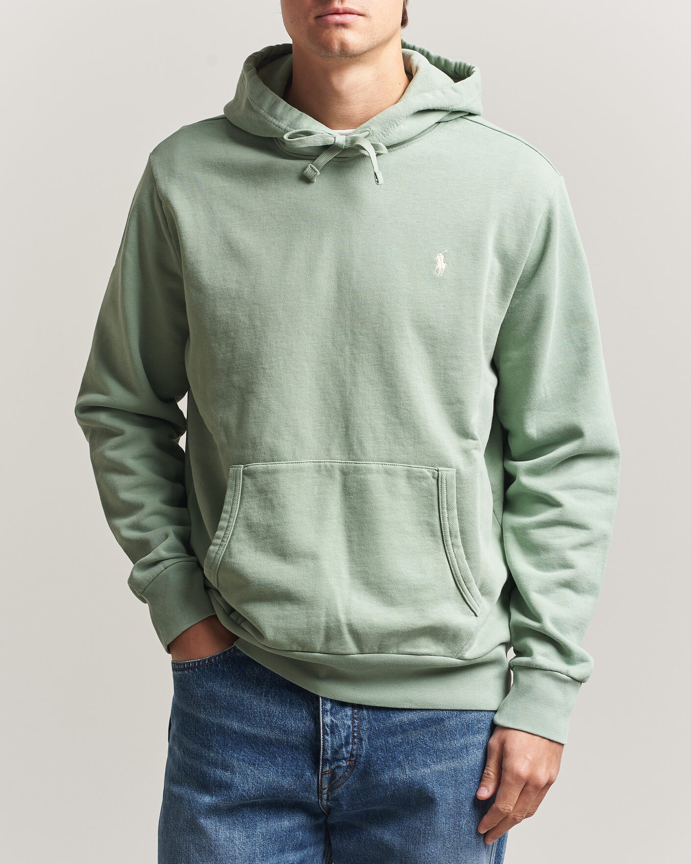 Mies | Puserot | Polo Ralph Lauren | Loopback Terry Hood Light Green