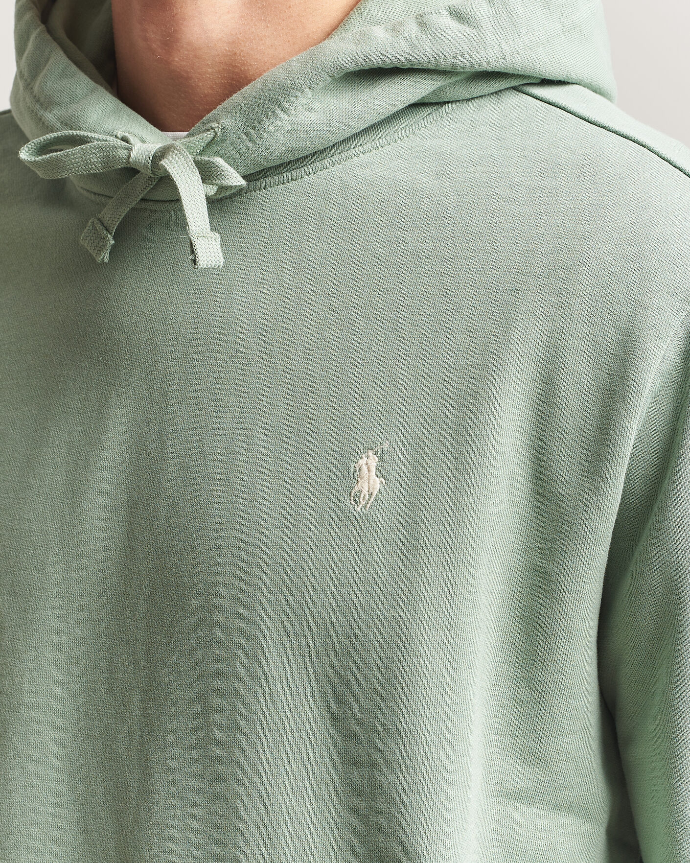 Mies | Puserot | Polo Ralph Lauren | Loopback Terry Hood Light Green