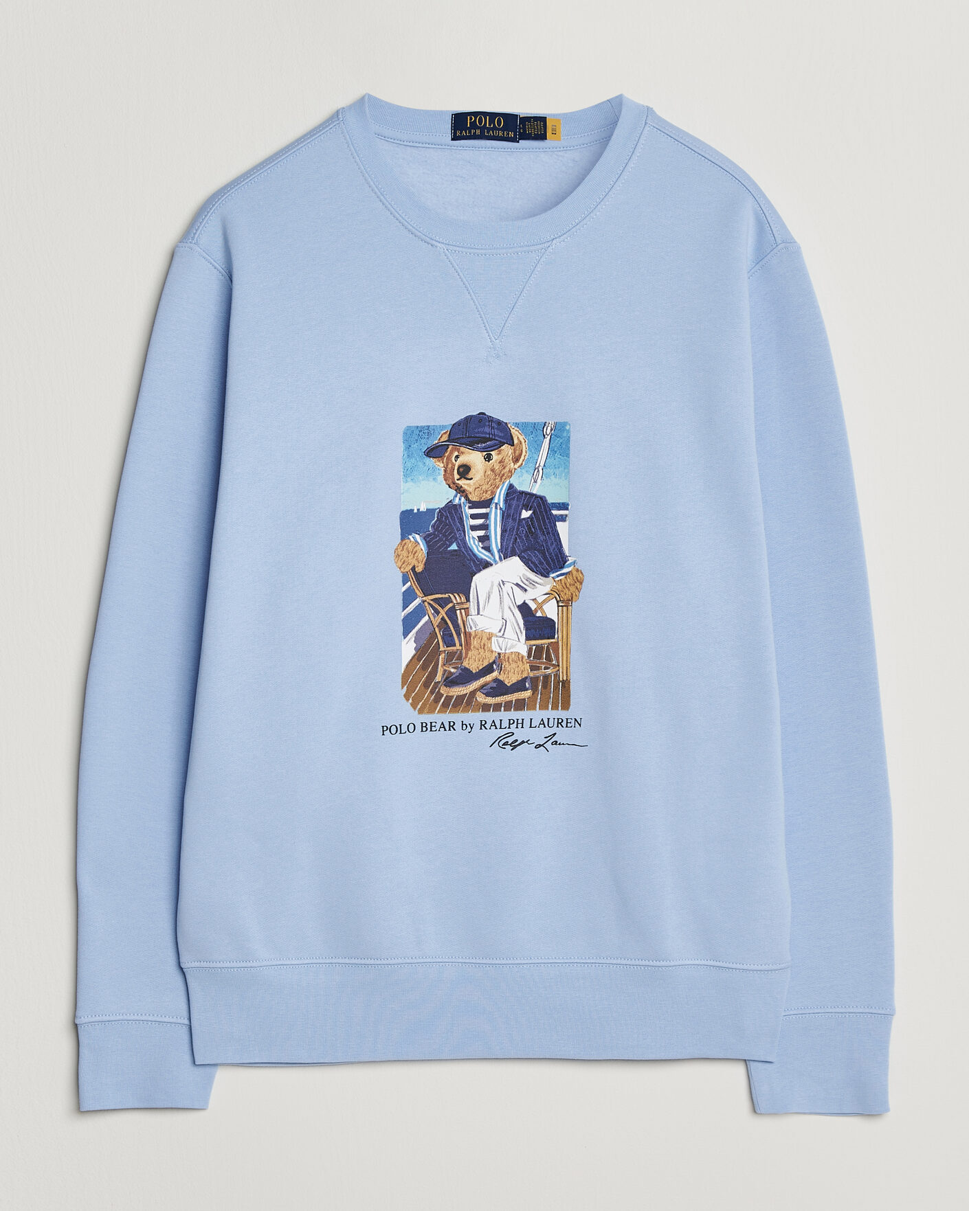 Mies | Puserot | Polo Ralph Lauren | Newport Bear Sweatshirt Office Blue