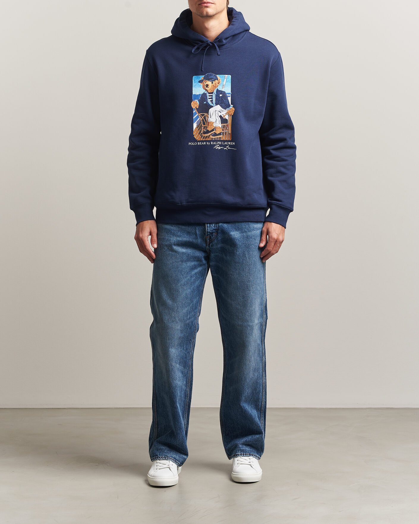 Mies | Puserot | Polo Ralph Lauren | Newport Bear Hoodie Navy