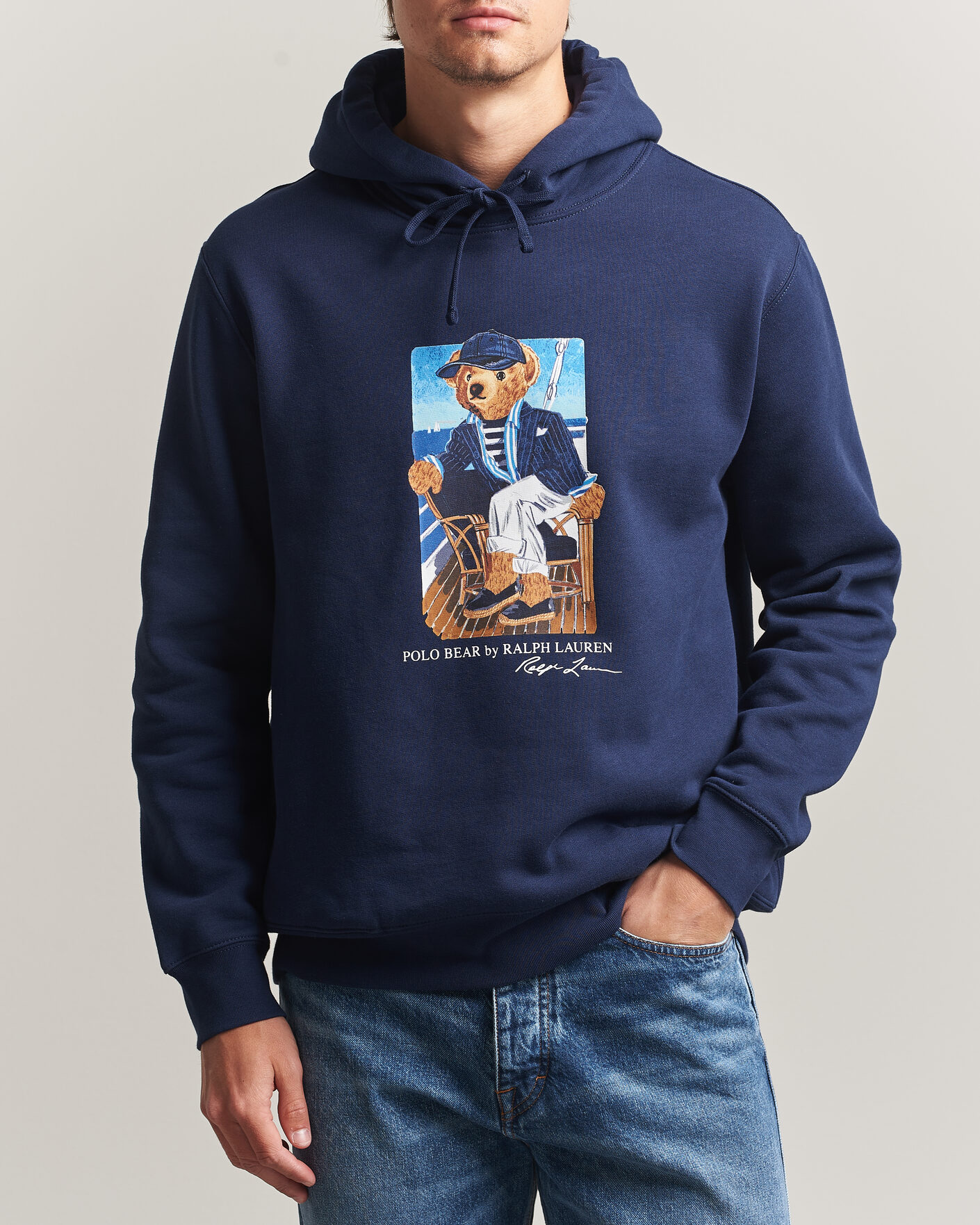 Mies | Puserot | Polo Ralph Lauren | Newport Bear Hoodie Navy