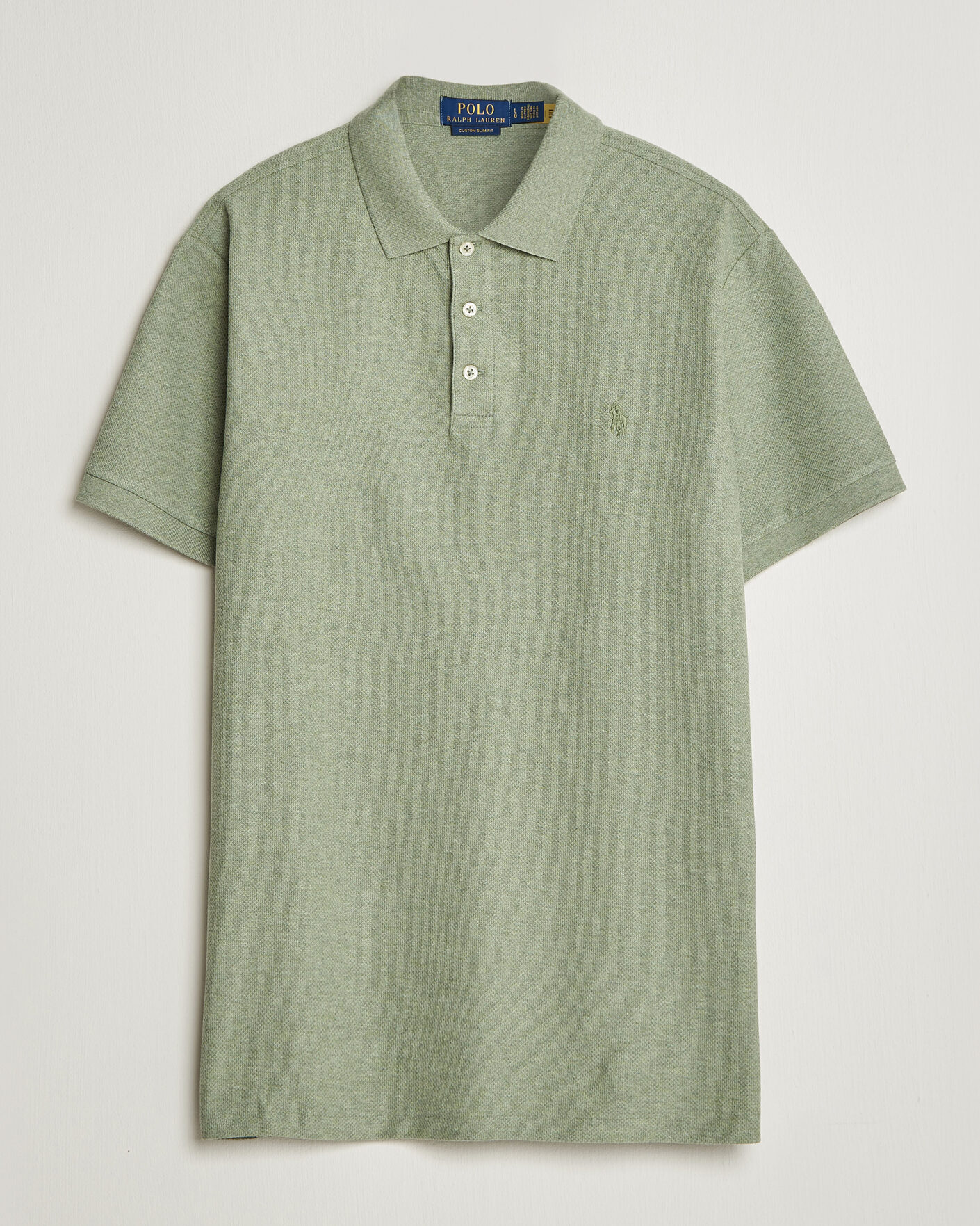 Mies | Pikeet | Polo Ralph Lauren | Honeycomb Texture Polo Greenery Heather