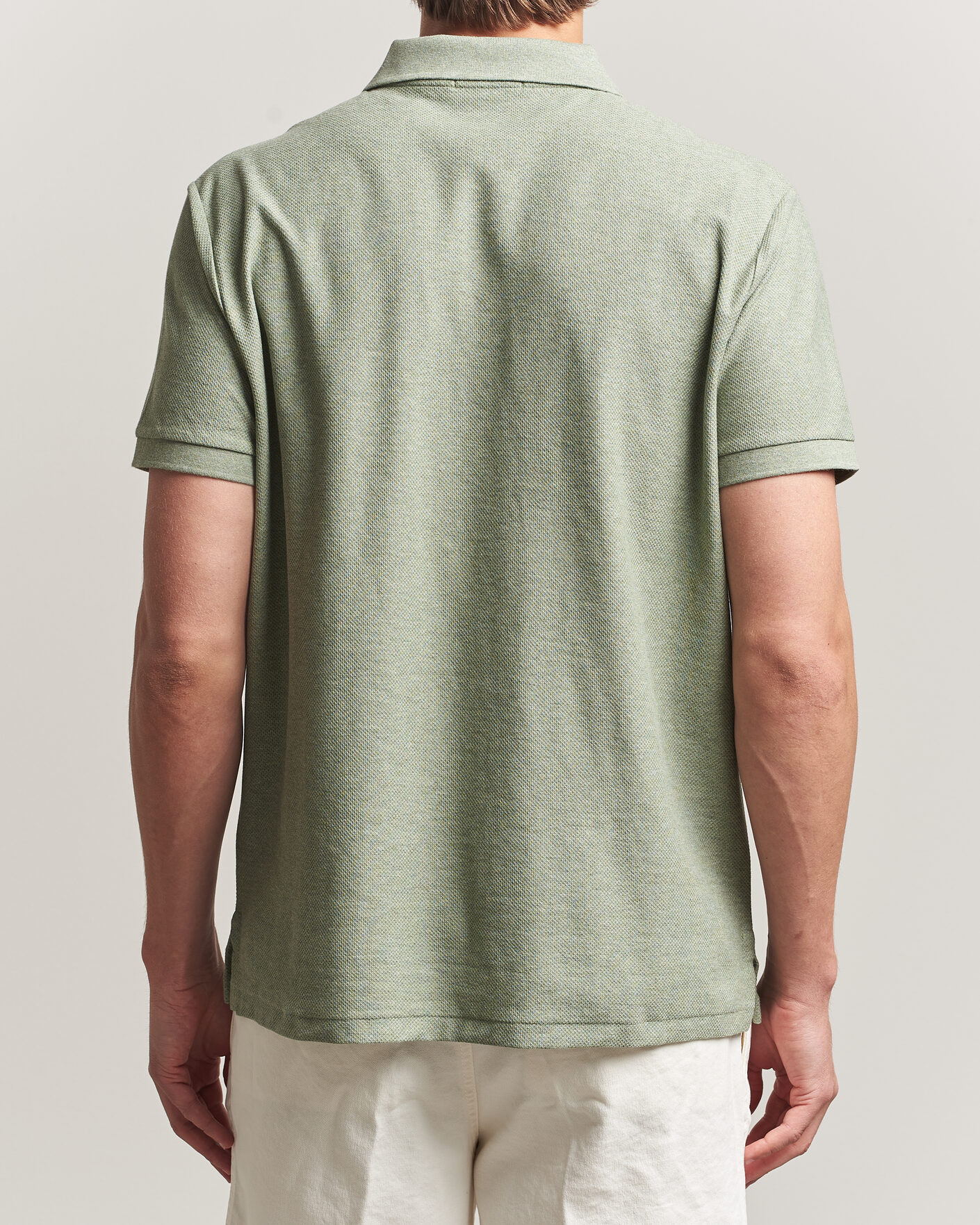 Mies | Pikeet | Polo Ralph Lauren | Honeycomb Texture Polo Greenery Heather