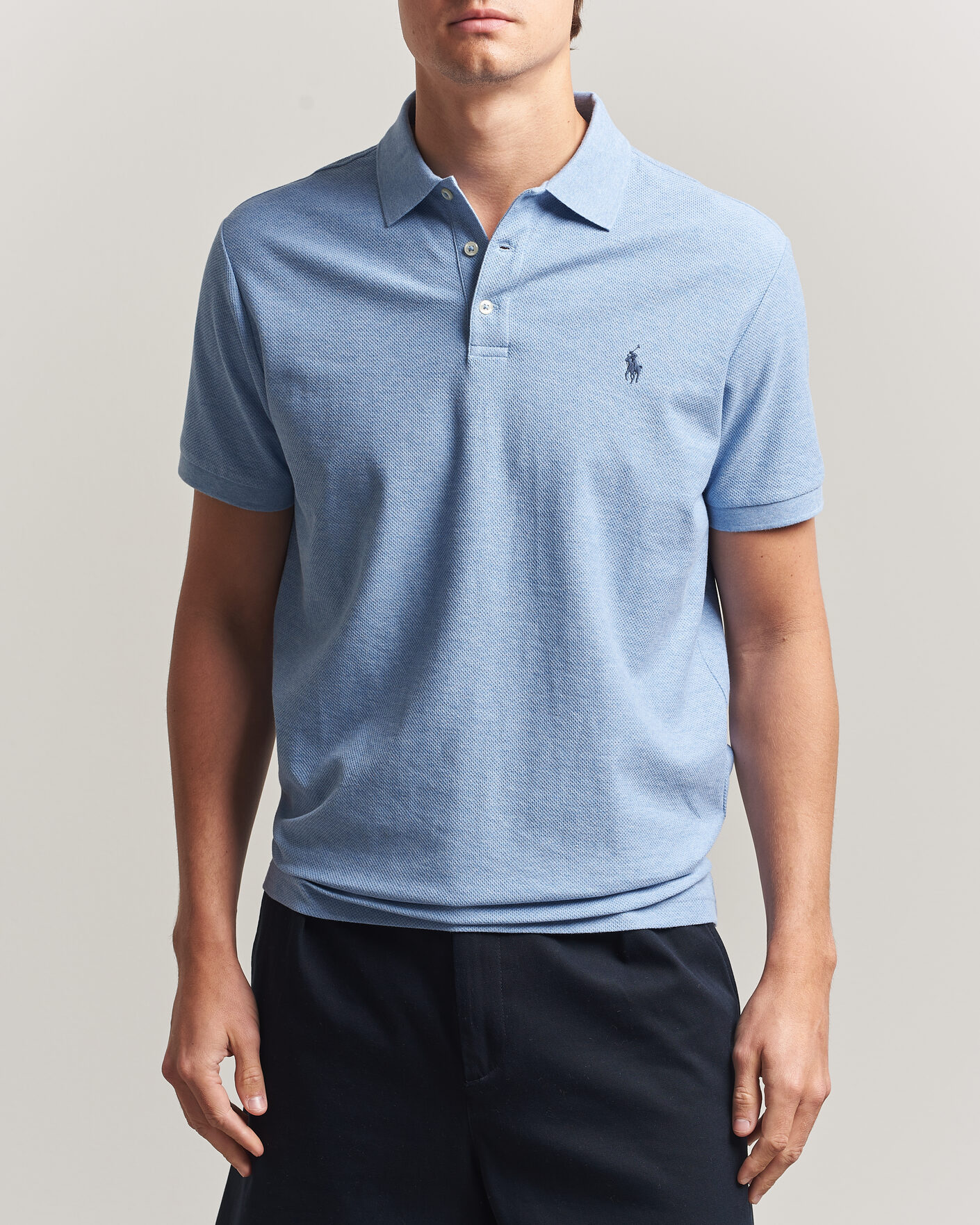 Mies | Pikeet | Polo Ralph Lauren | Honeycomb Texture Polo Isle Heather