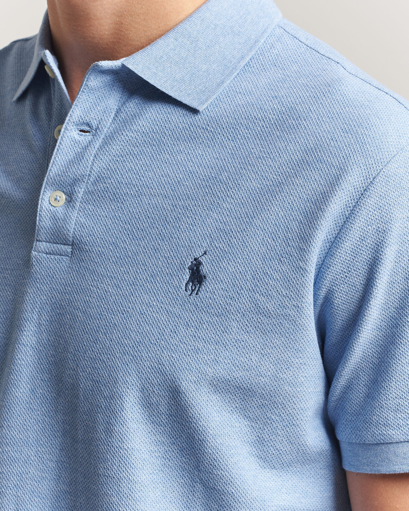 Mies | Pikeet | Polo Ralph Lauren | Honeycomb Texture Polo Isle Heather