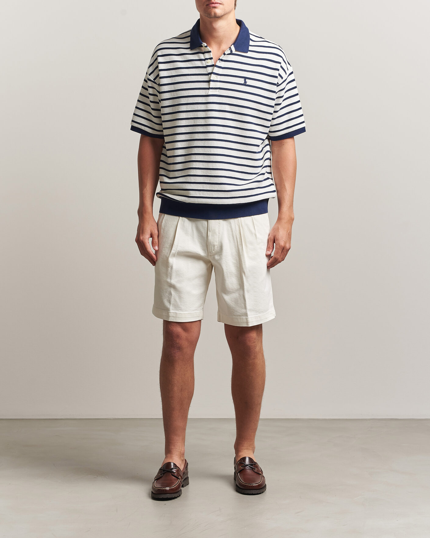 Mies | Pikeet | Polo Ralph Lauren | Jacquard Interlock Striped Polo Nevis/Newport Navy