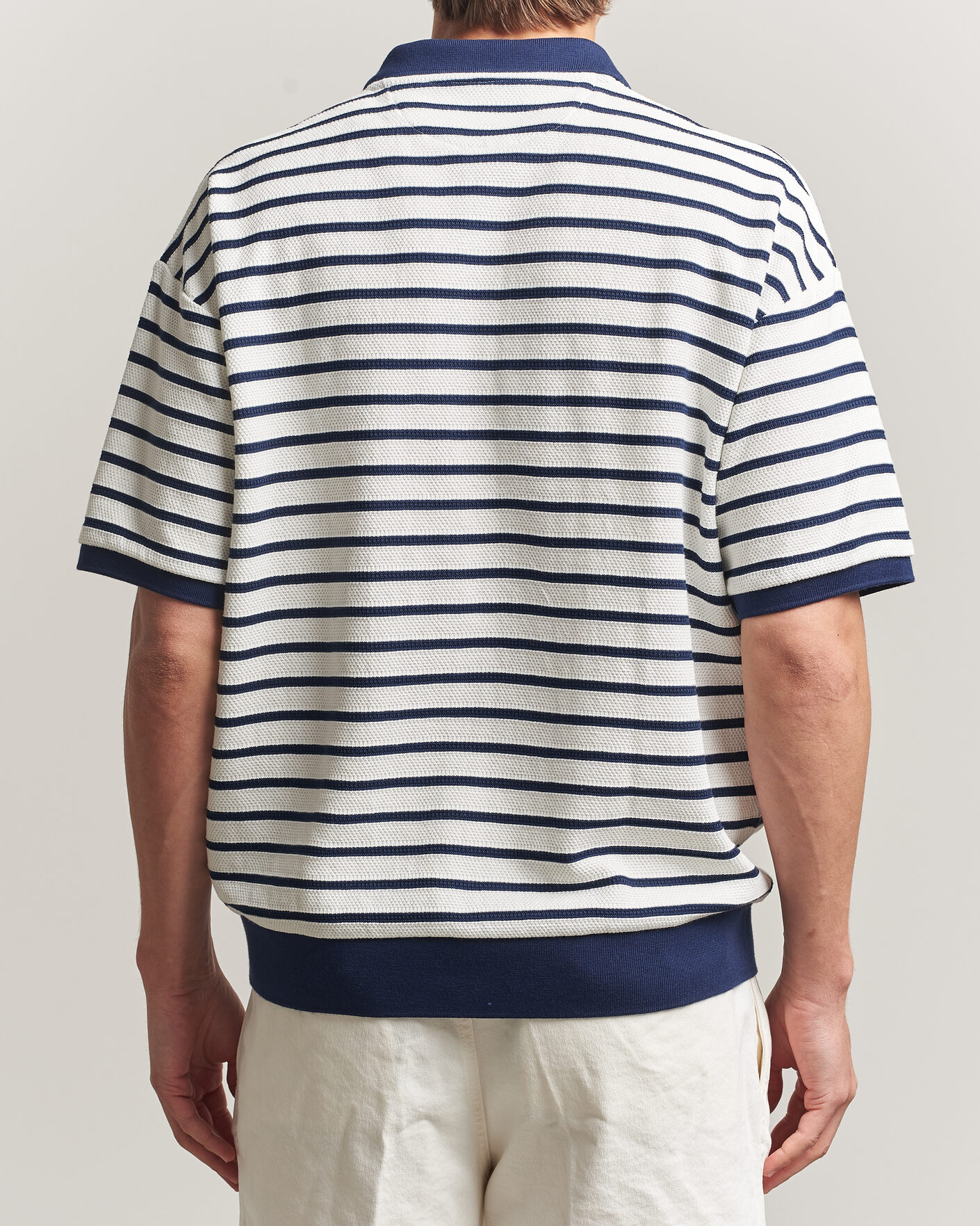Mies | Pikeet | Polo Ralph Lauren | Jacquard Interlock Striped Polo Nevis/Newport Navy