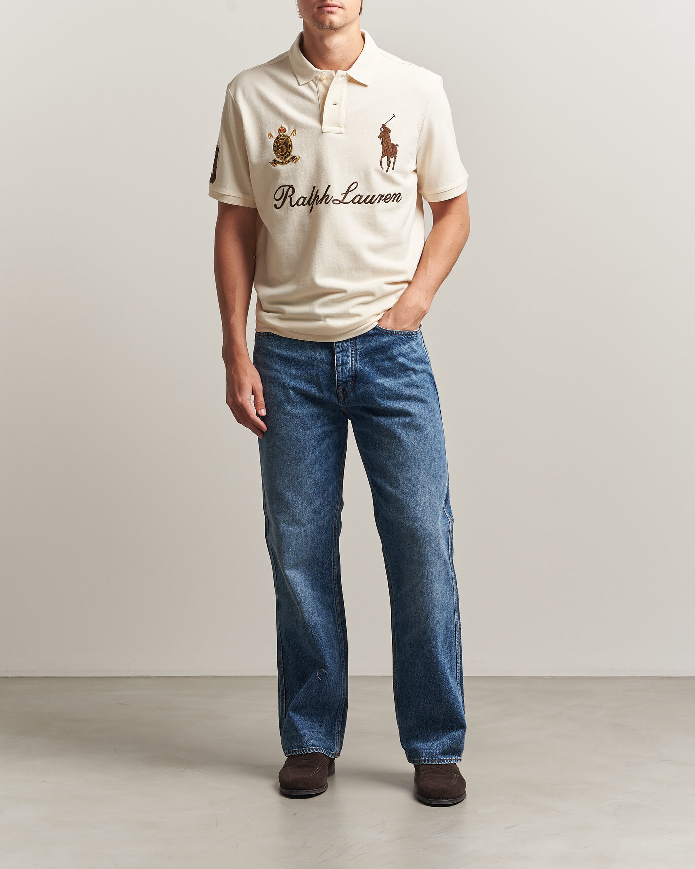 Mies | Pikeet | Polo Ralph Lauren | Classic Fit Team Polo Guide Cream