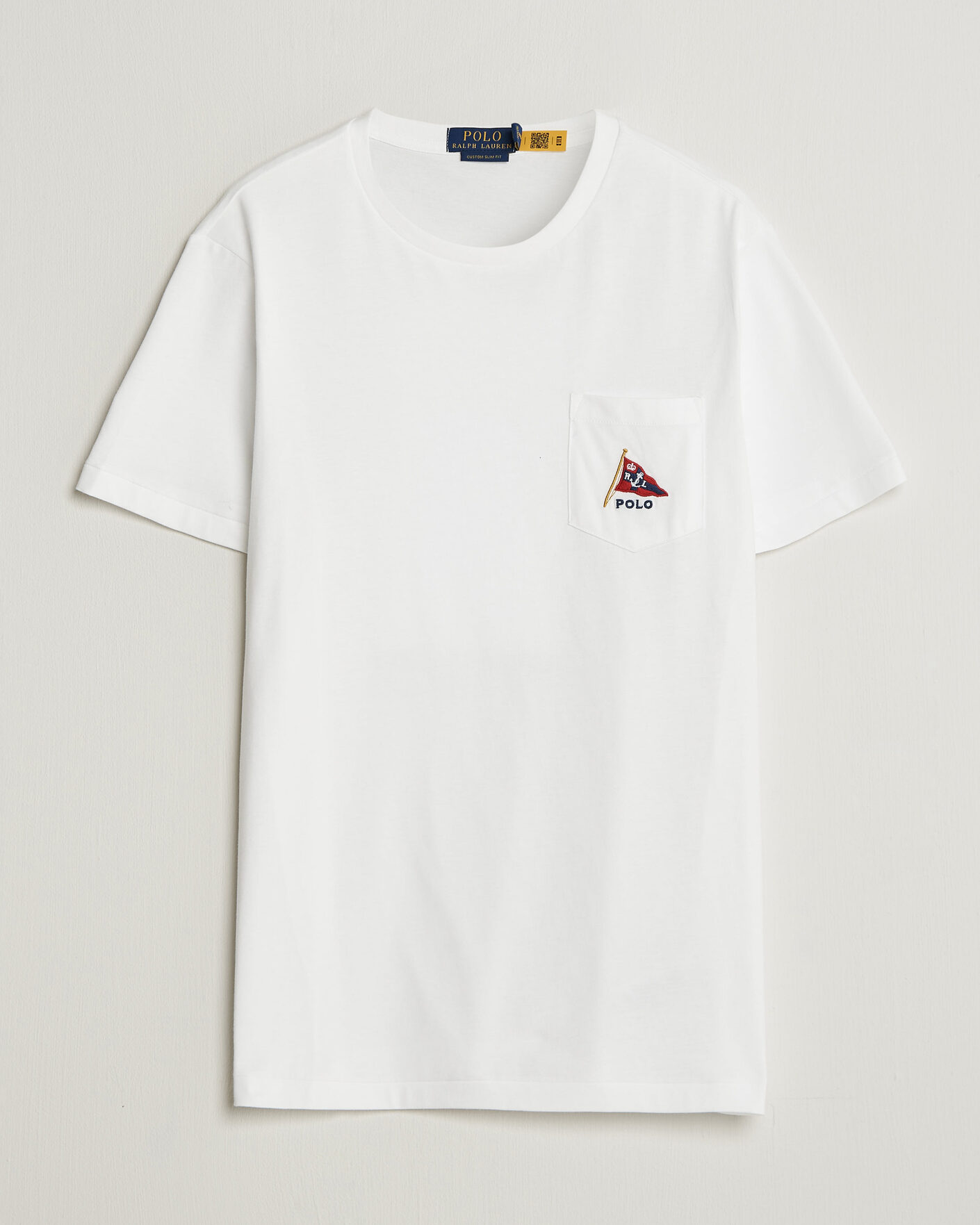 Mies | T-paidat | Polo Ralph Lauren | Backprint Pocket Tee Newport Bear/White