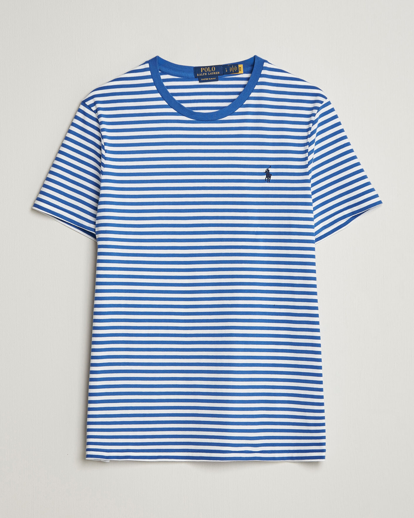 Mies | T-paidat | Polo Ralph Lauren | Crew Neck Striped T-shirt New Iris Blue/White