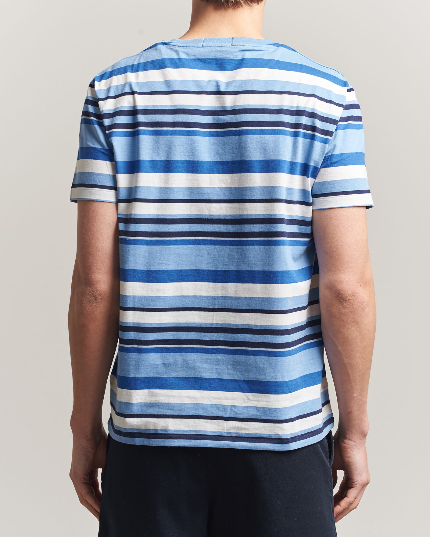 Mies | T-paidat | Polo Ralph Lauren | Crew Neck Striped T-shirt Bristol Blue Multi